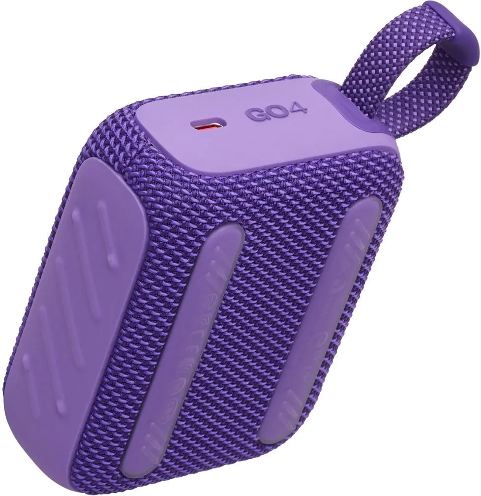 JBLGO4PURAM JBL Go 4 Portable Bluetooth Speaker - Purple-8