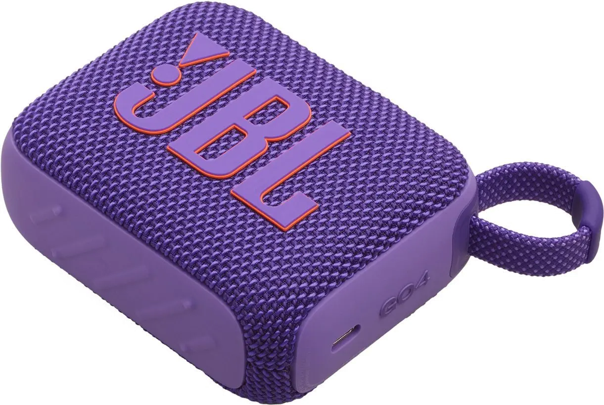 JBLGO4PURAM JBL Go 4 Portable Bluetooth Speaker - Purple-9