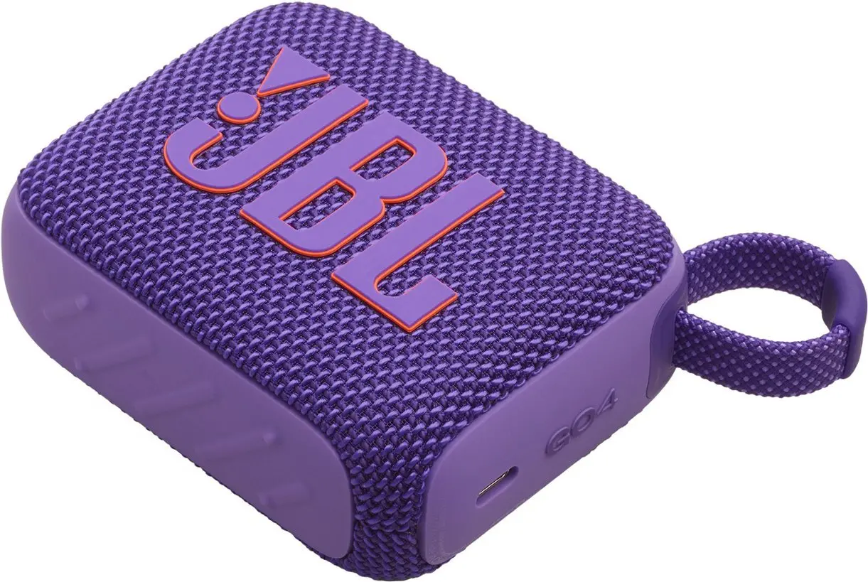 JBLGO4PURAM JBL Go 4 Portable Bluetooth Speaker - Purple-9