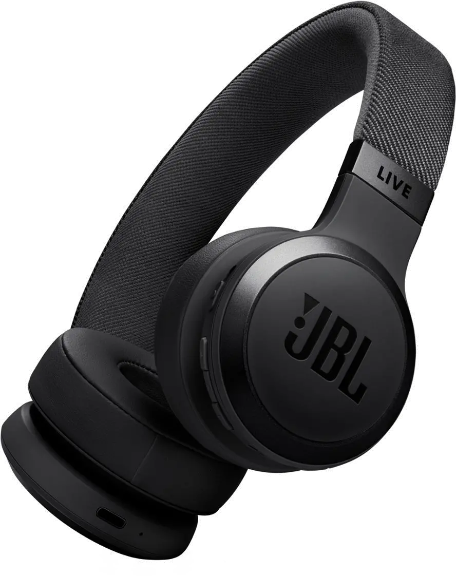 JBLLIVE670NCBLKAM JBL Live 670 Wireless On-Ear Headphones with True Adaptive Noise Cancelling - Black-1