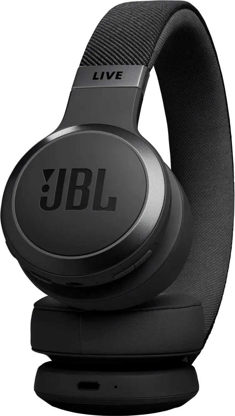 JBLLIVE670NCBLKAM JBL Live 670 Wireless On-Ear Headphones with True Adaptive Noise Cancelling - Black-3