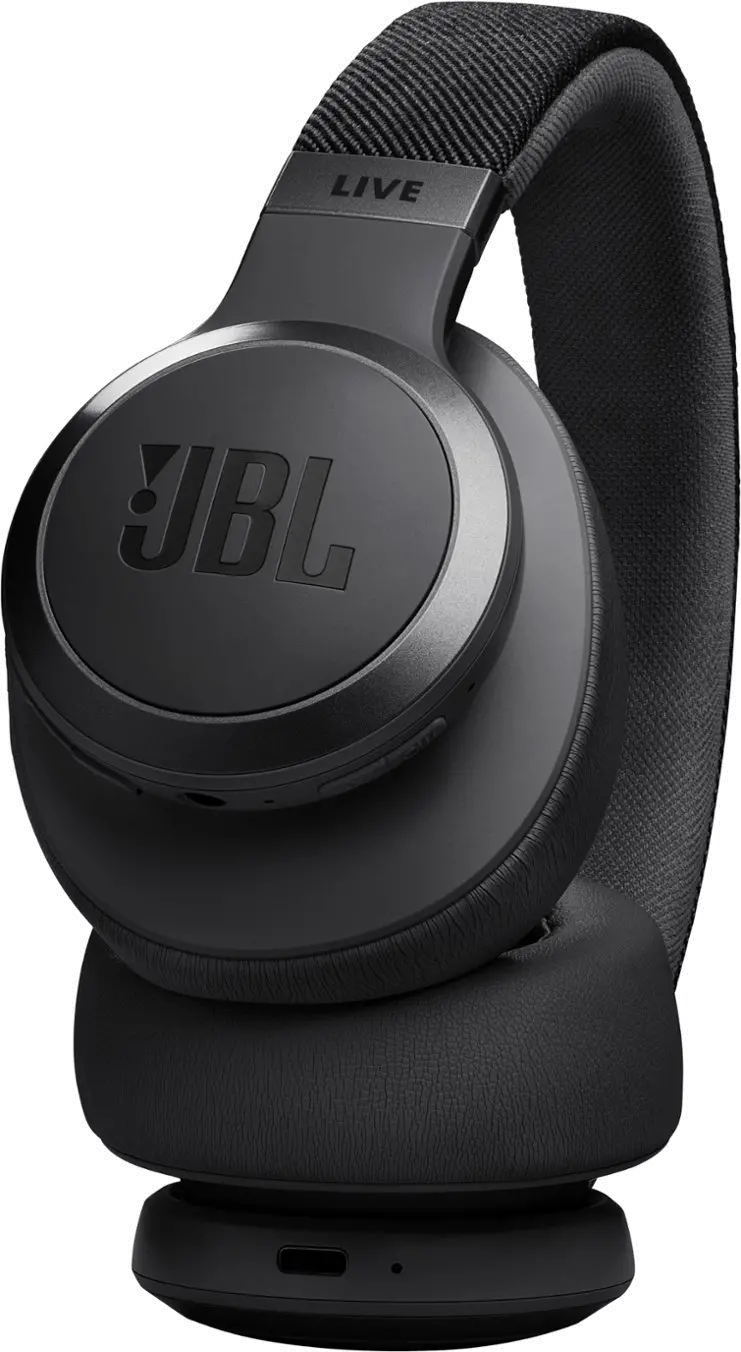 JBLLIVE770NCBLKAM JBL Live 770 Wireless Over-Ear Headphones with True Adaptive Noise Cancelling - Black-7