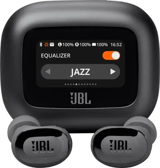 JBLLIVEBUDS3BLKAM JBL Live Buds 3 True Wireless Noise Cancelling Earbuds - Black-1