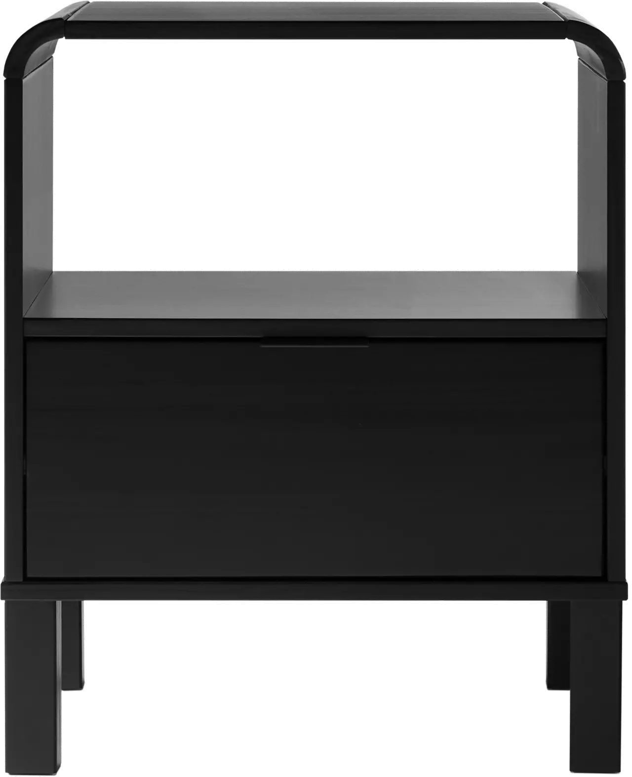 ELIB4CBL Elias Black Rounded Edge Nightstand-1