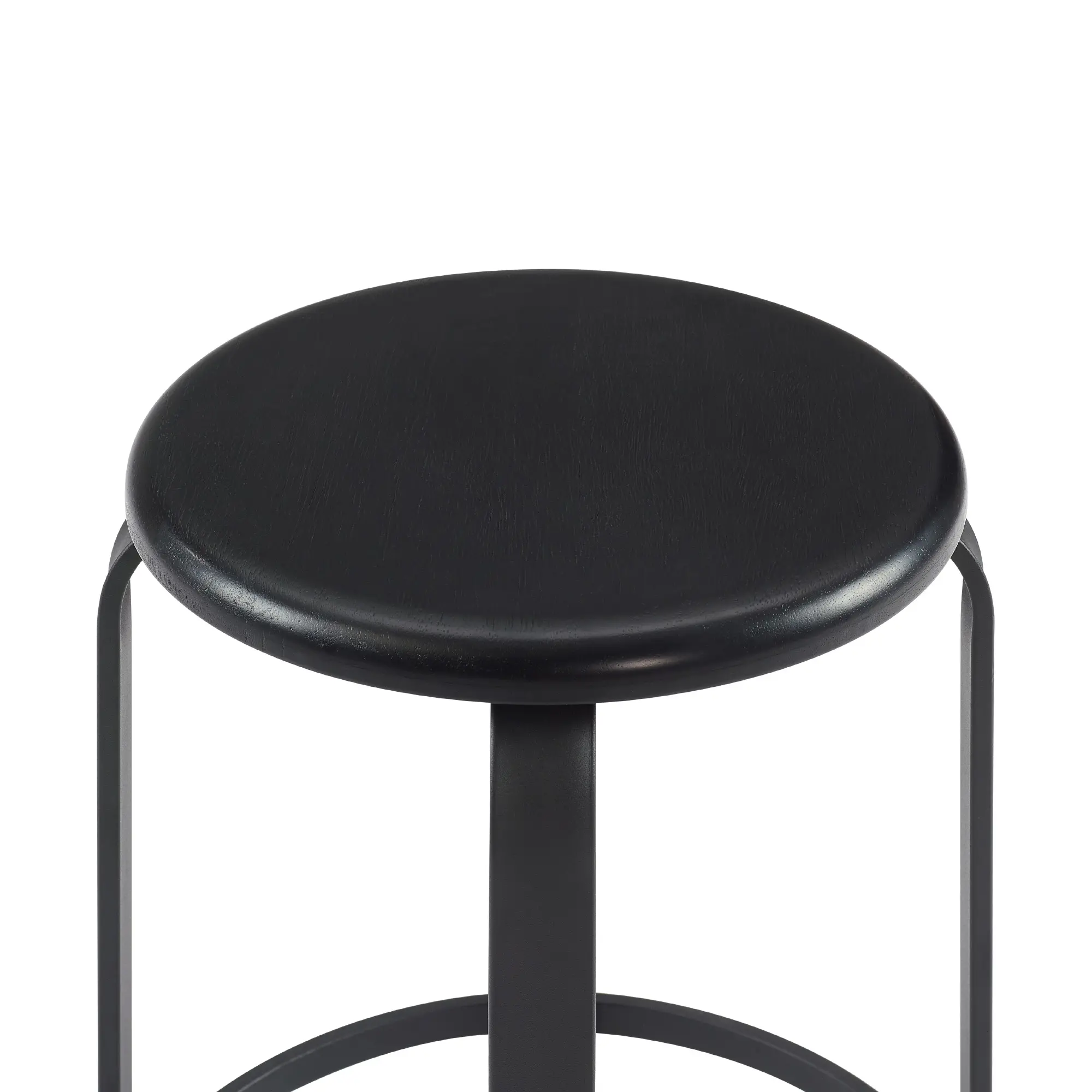 CLDK26BBL Colton 26  Metal and Wood Round Bar Stool-2