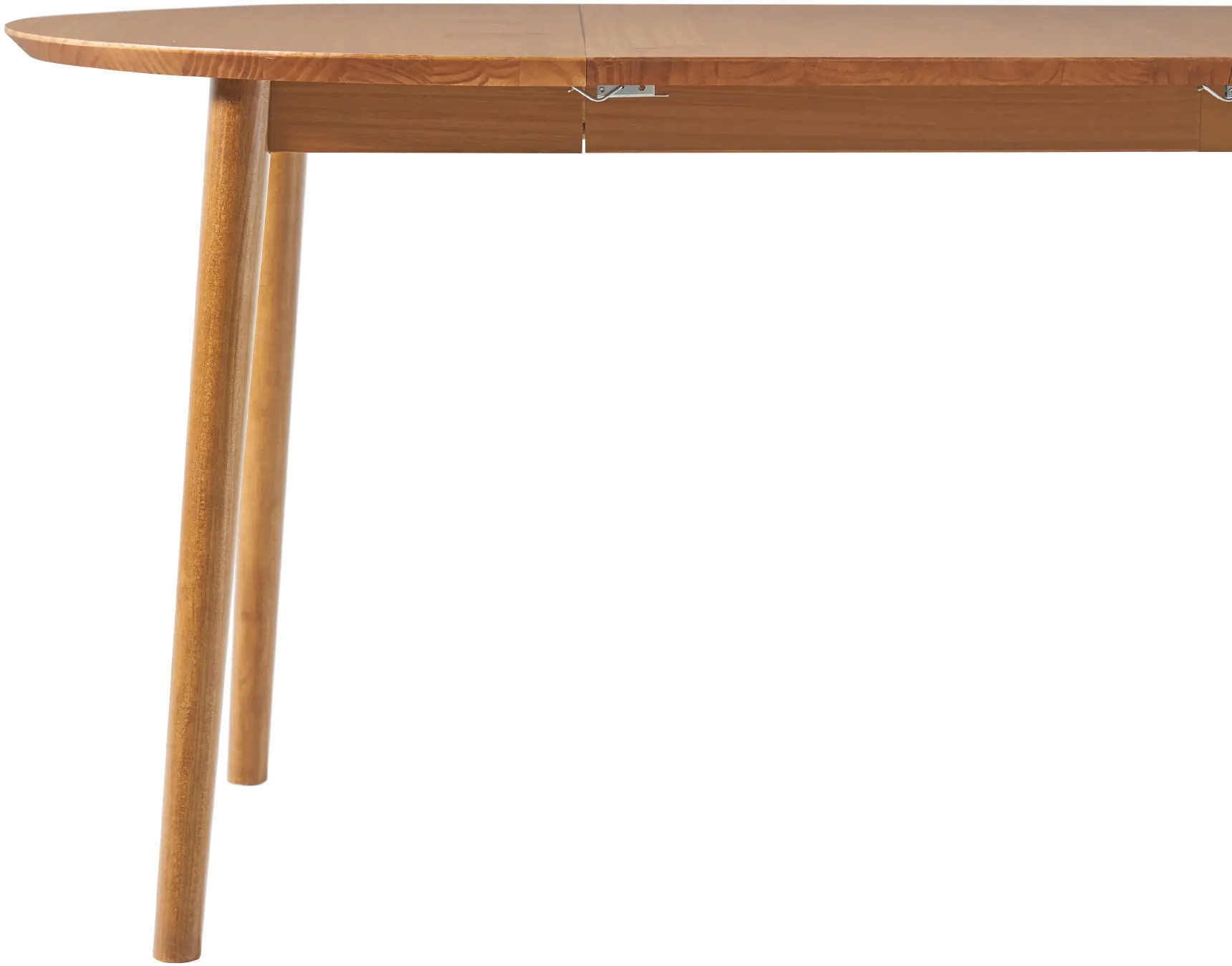 DAMD3ECAWS Mid Century Modern Caramel Wood Oval Dining Table-4