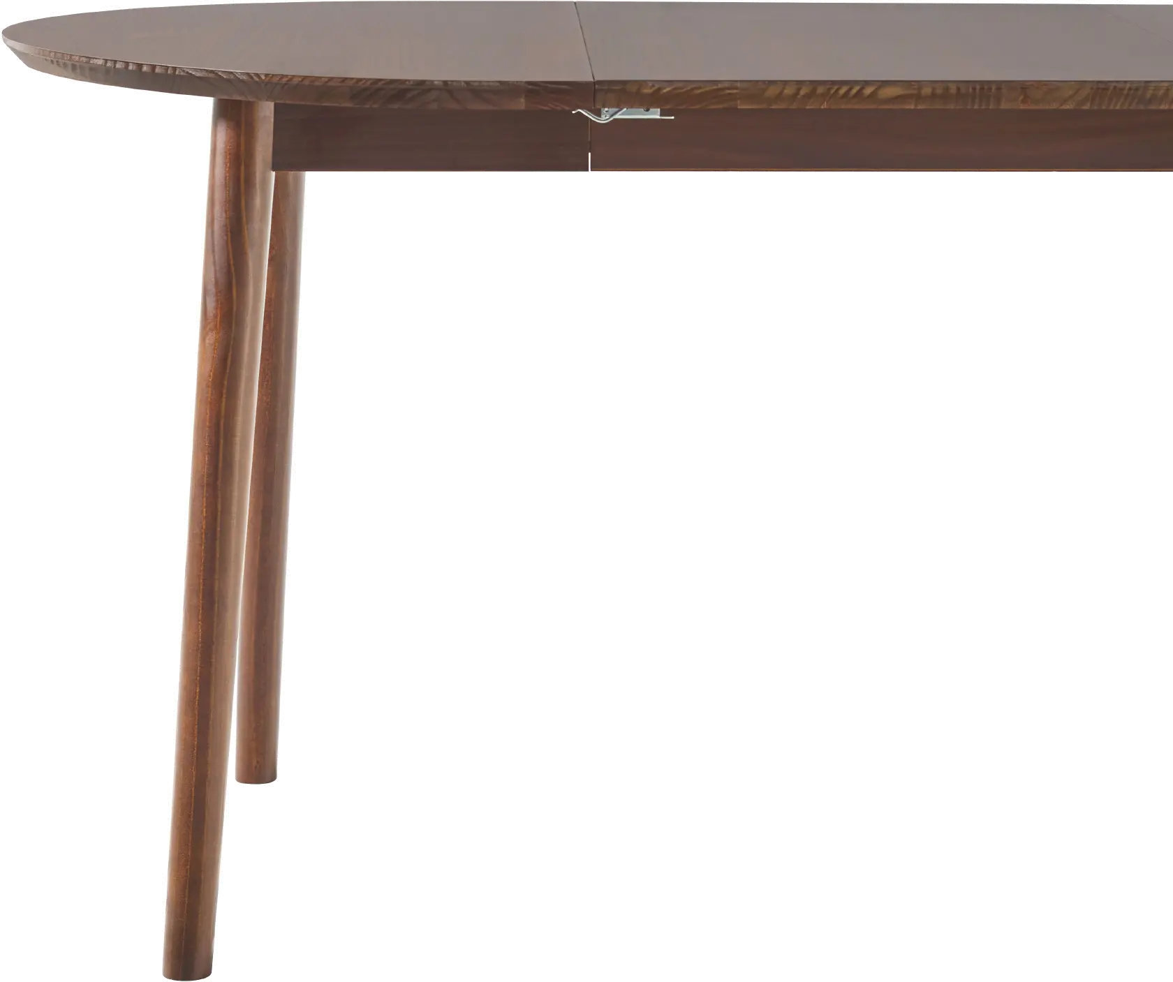 DAMD3EWTWS Mid Century Modern Walnut Wood Oval Dining Table-4