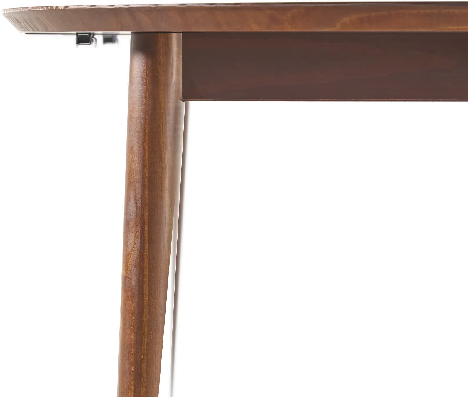 DAMD3EWTWS Mid Century Modern Walnut Wood Oval Dining Table-6