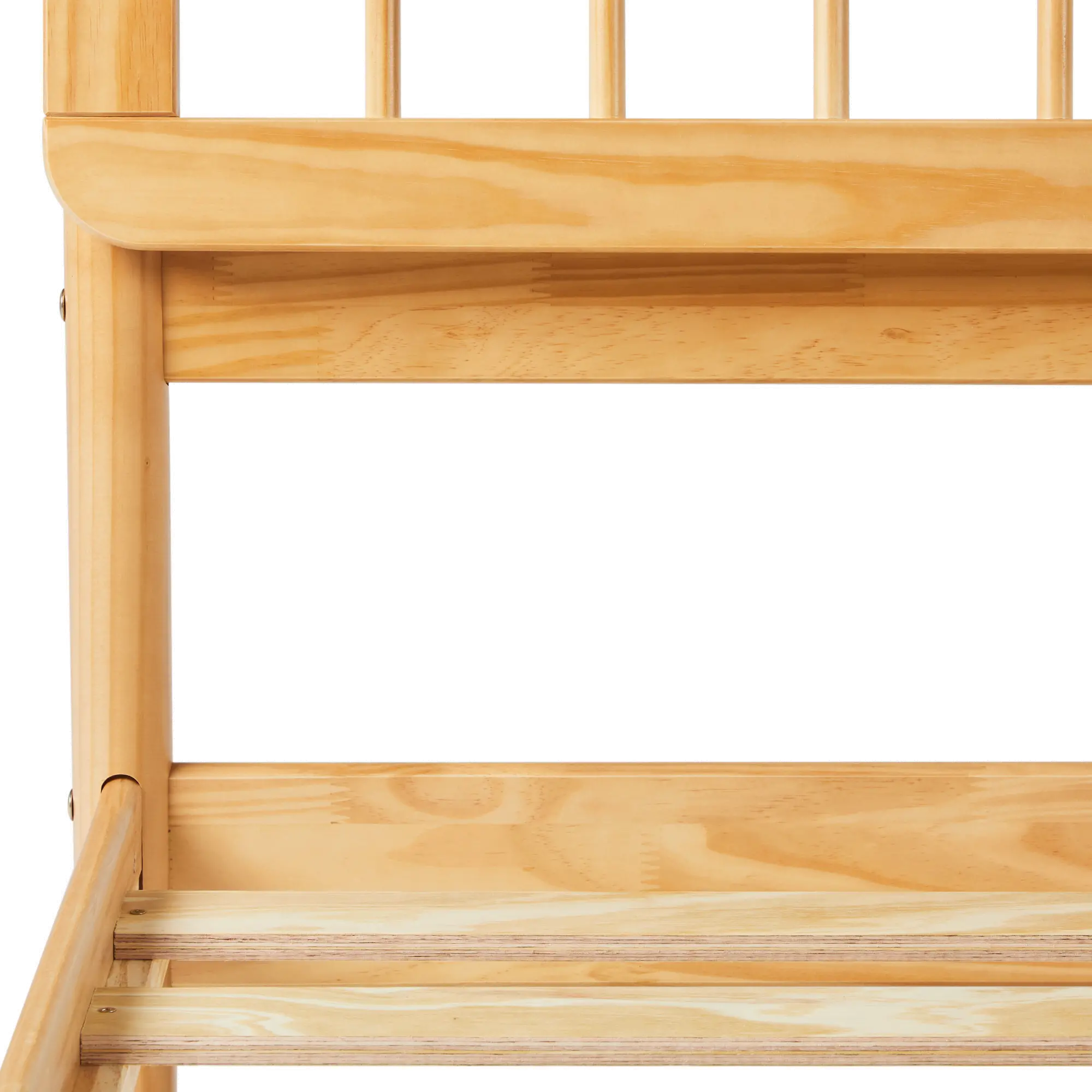 CMAB5CNP Cama Natural Wood Queen Spindle Bed-5