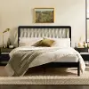 CMAB5CBL Cama Black Wood Queen Spindle Bed