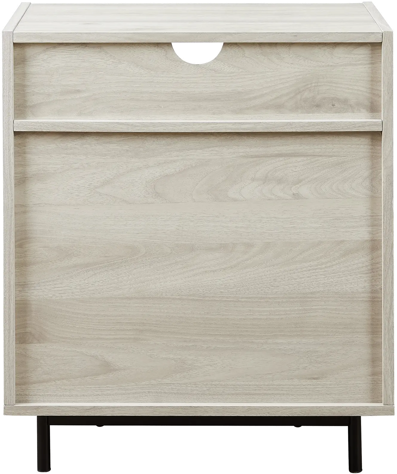 AF22WL2DRSTBH Welsh Birch Open Top End Table with USB-6