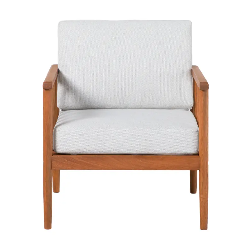 Circa Brown and Light Gray Outdoor Lounge Chair
