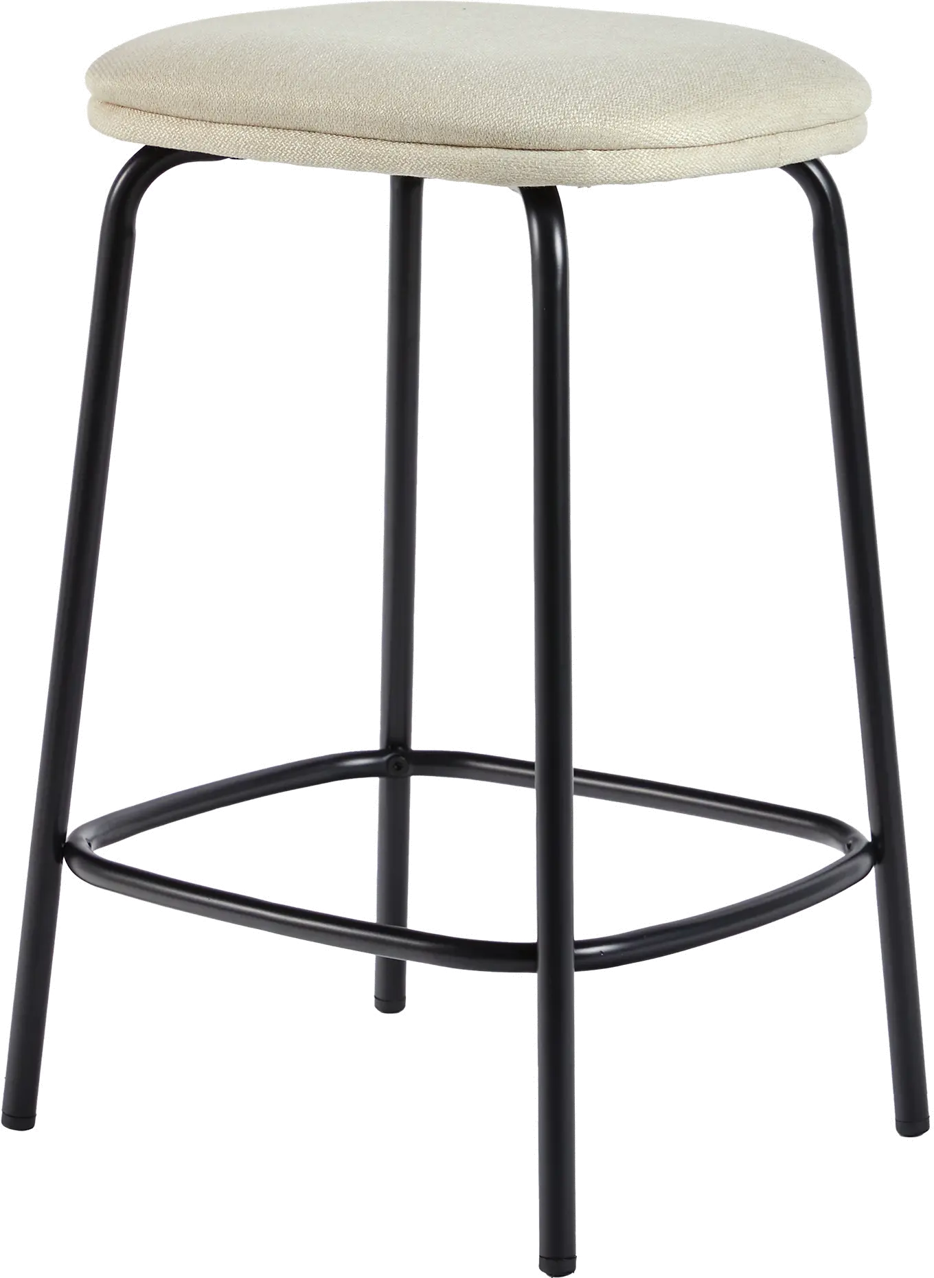 MUTD7DIV Mull Ivory Upholstered Counter Height Stool - Set of 2-1