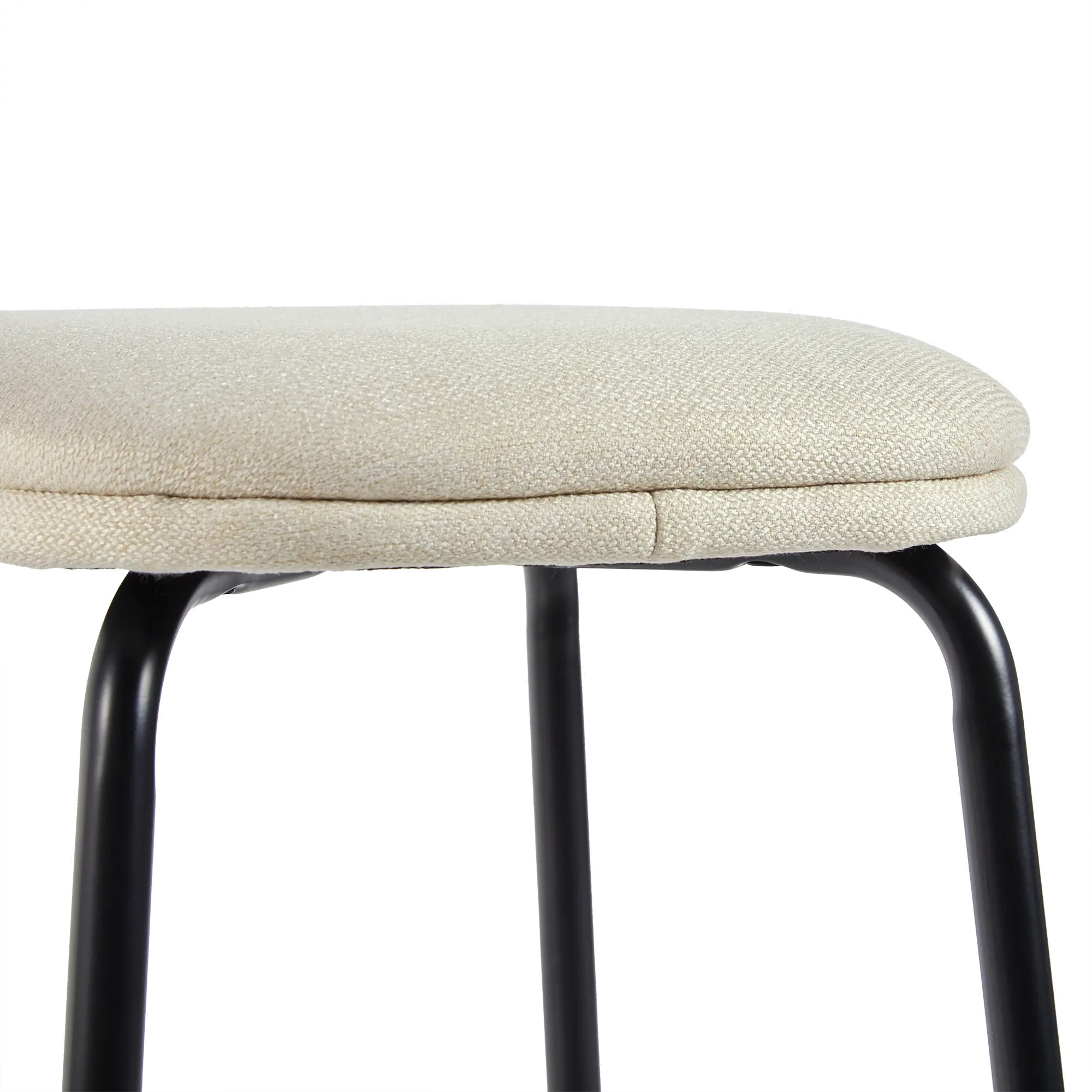 MUTD7DIV Mull Ivory Upholstered Counter Height Stool - Set of 2-6