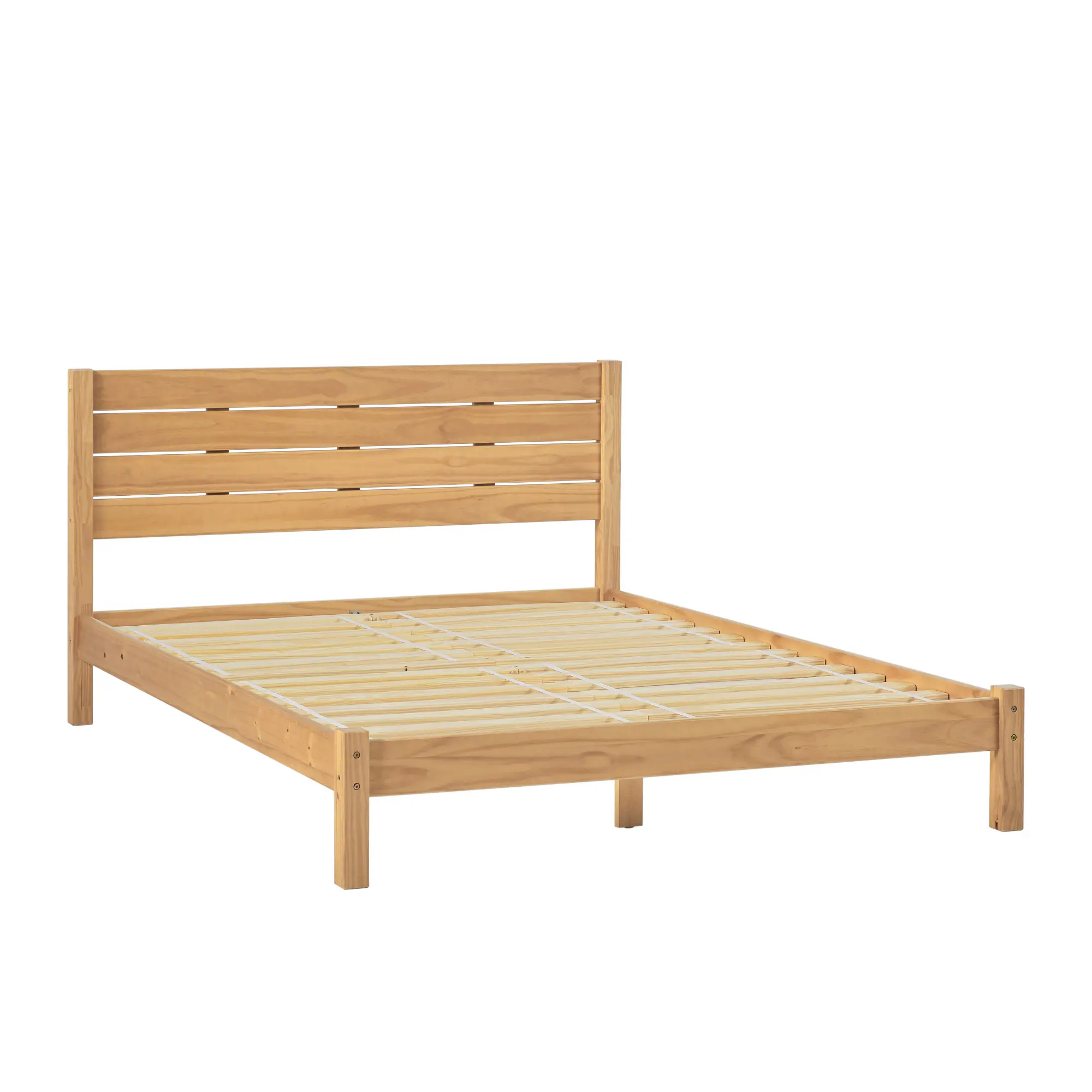 ISLB5C1NP Isla Natural Pine Queen Platform Bed-3