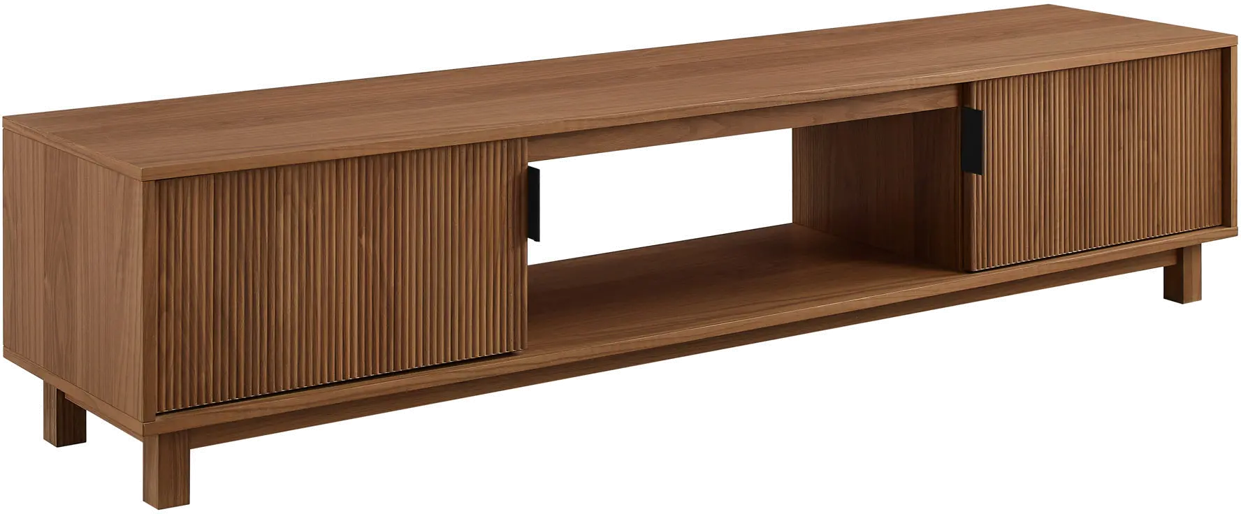 ARUM3FMO Arundo 70  2 Door Mocha TV Stand-4