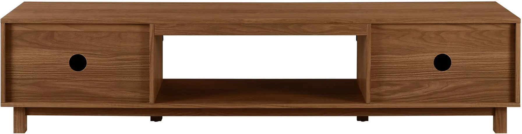 ARUM3FMO Arundo 70  2 Door Mocha TV Stand-5