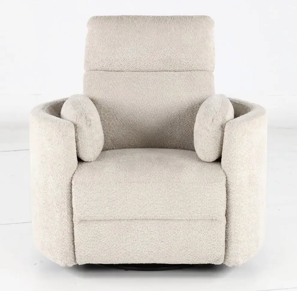 Modesto Buttercream Swivel Power Recliner-5