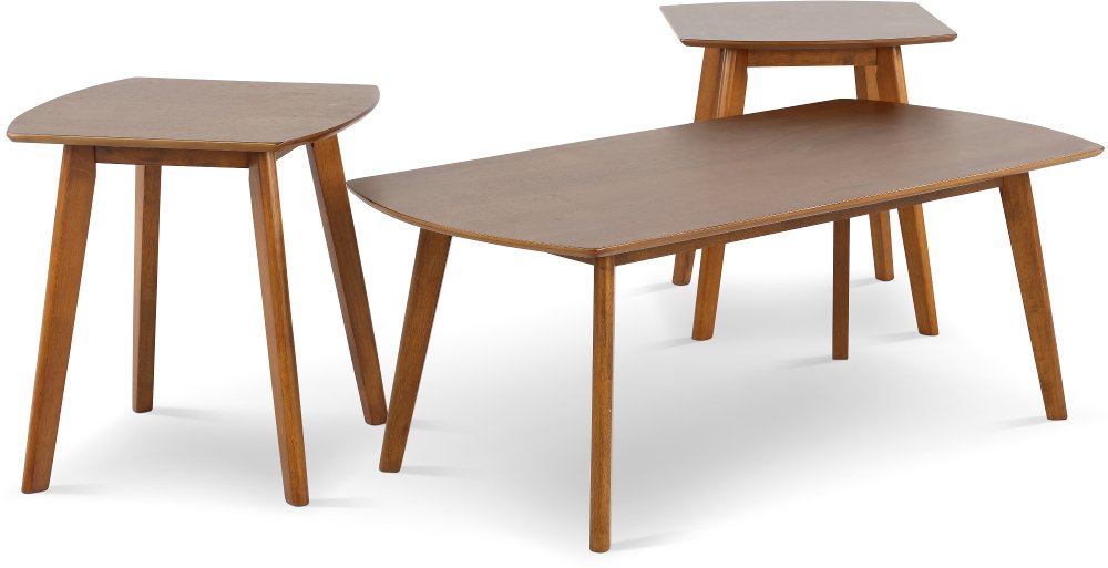 Damala Brown Occasional Table Set