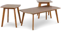 Damala Brown Occasional Table Set