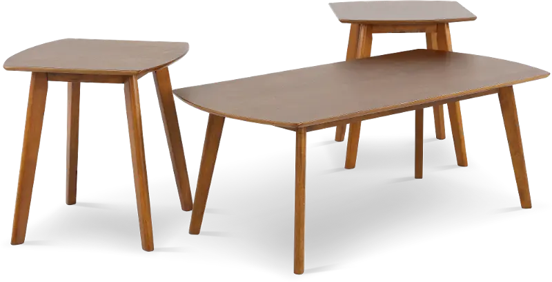 Damala Brown Occasional Table Set