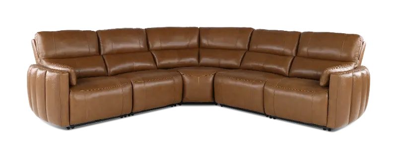 Modesto Sable 5-Piece Power Reclining Sectional