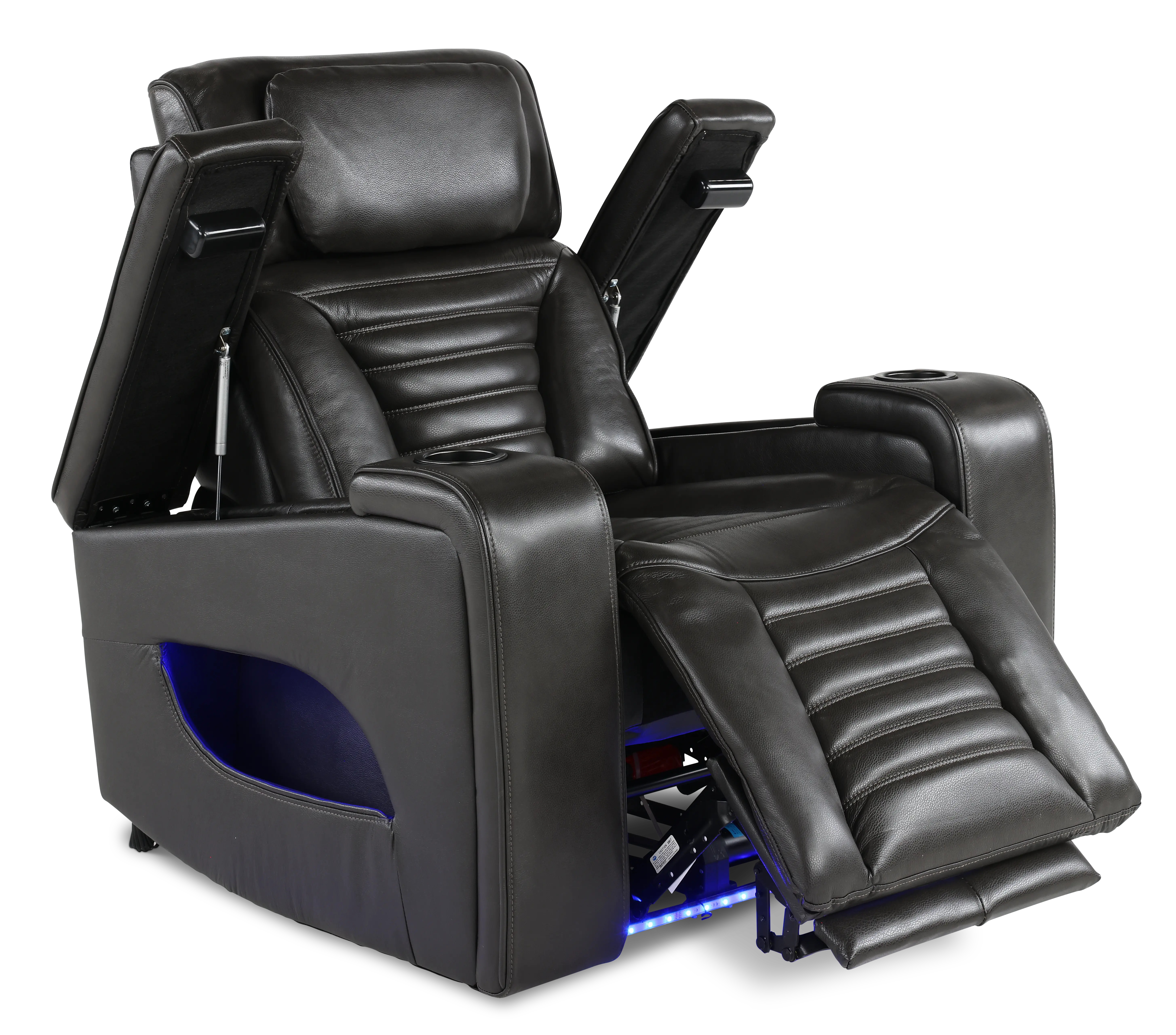 Transformer Dark Gray Zero-Gravity Power Recliner-4