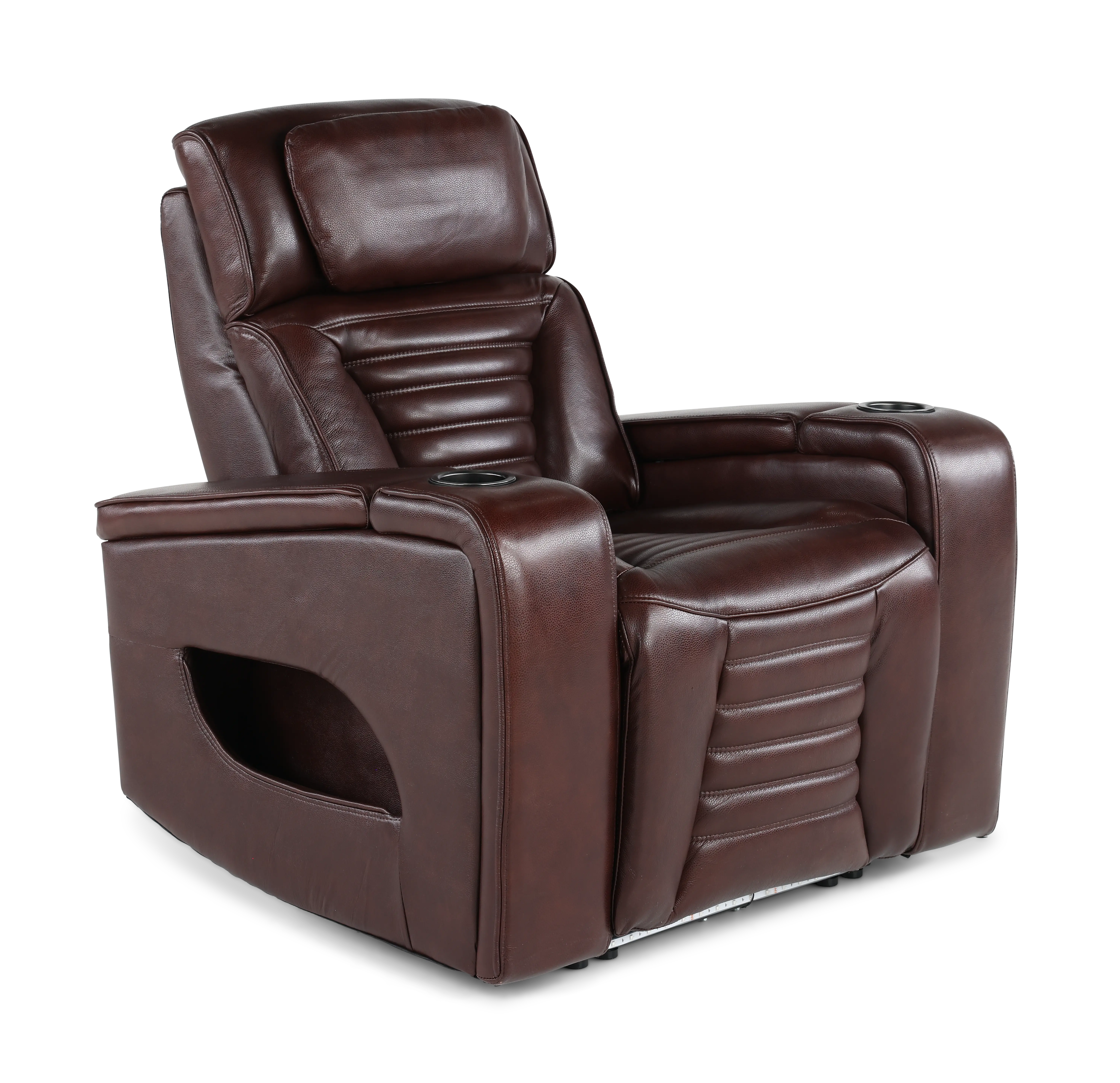Transformer Mahogany Zero-Gravity Power Recliner-1