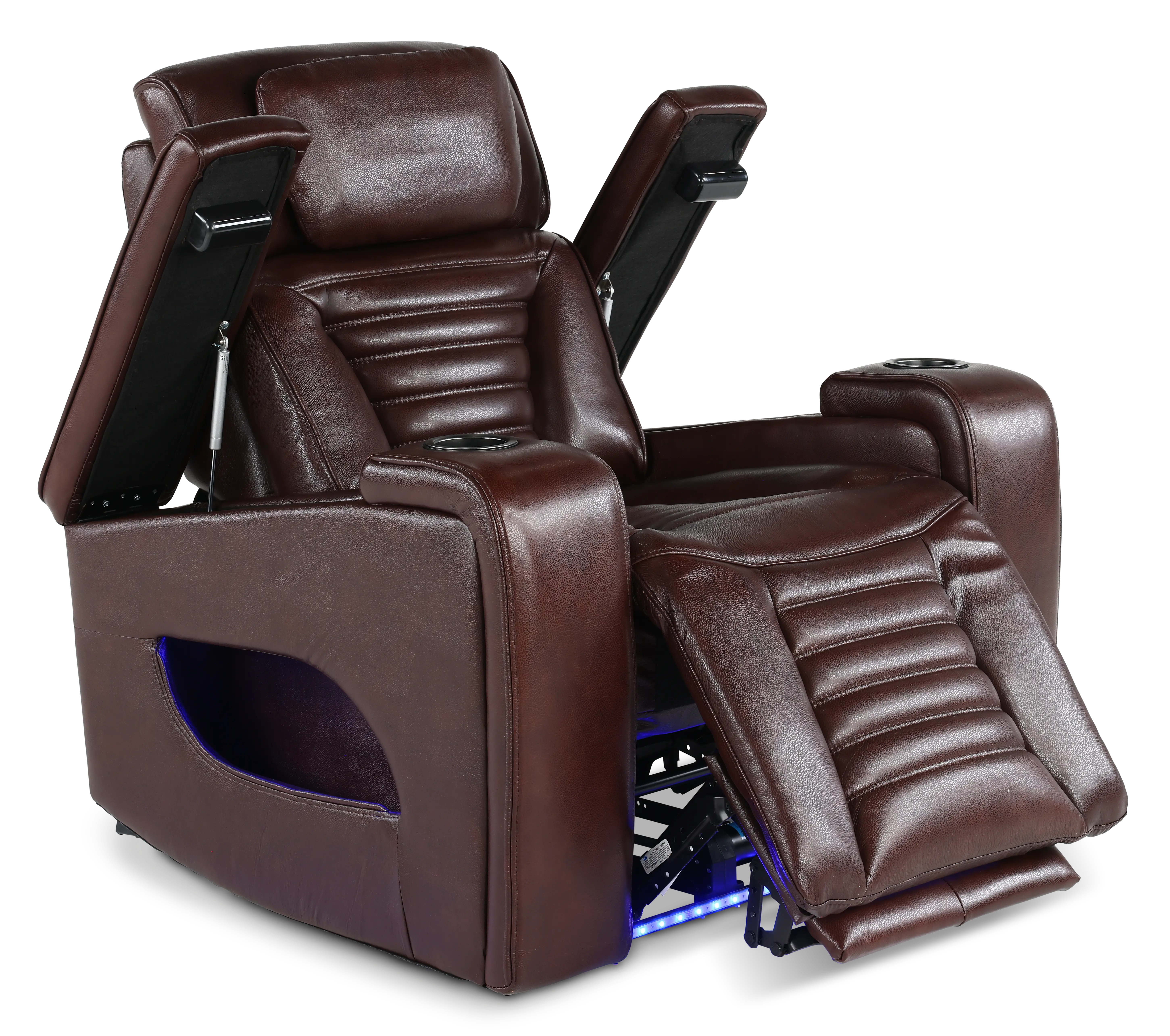 Transformer Mahogany Zero-Gravity Power Recliner-5