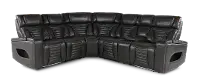 Transformer Dark Gray 6 Piece Zero-Gravity Power Reclining Sectional