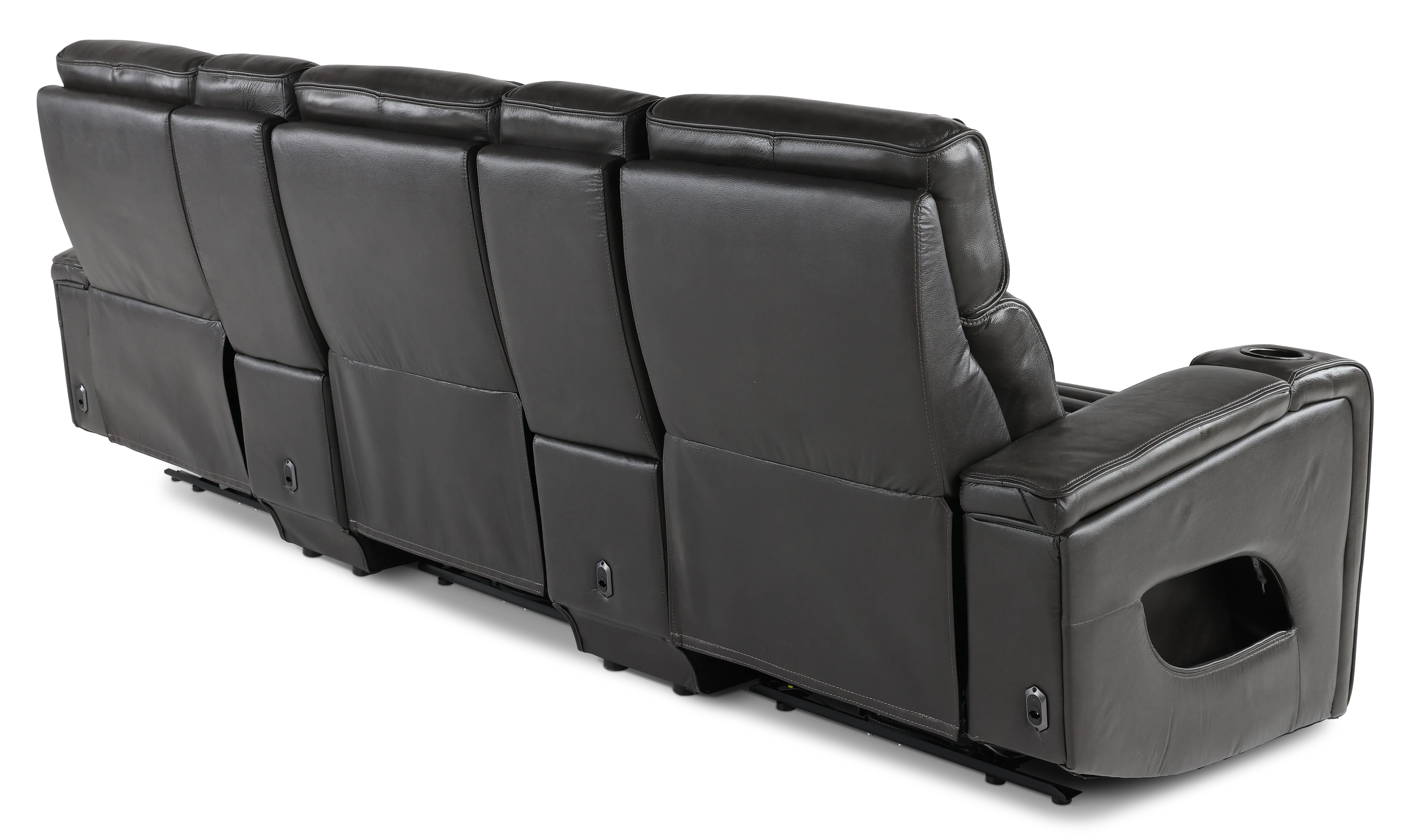Transformer Dark Gray Zero-Gravity Power Reclining Home Theater Seating-6