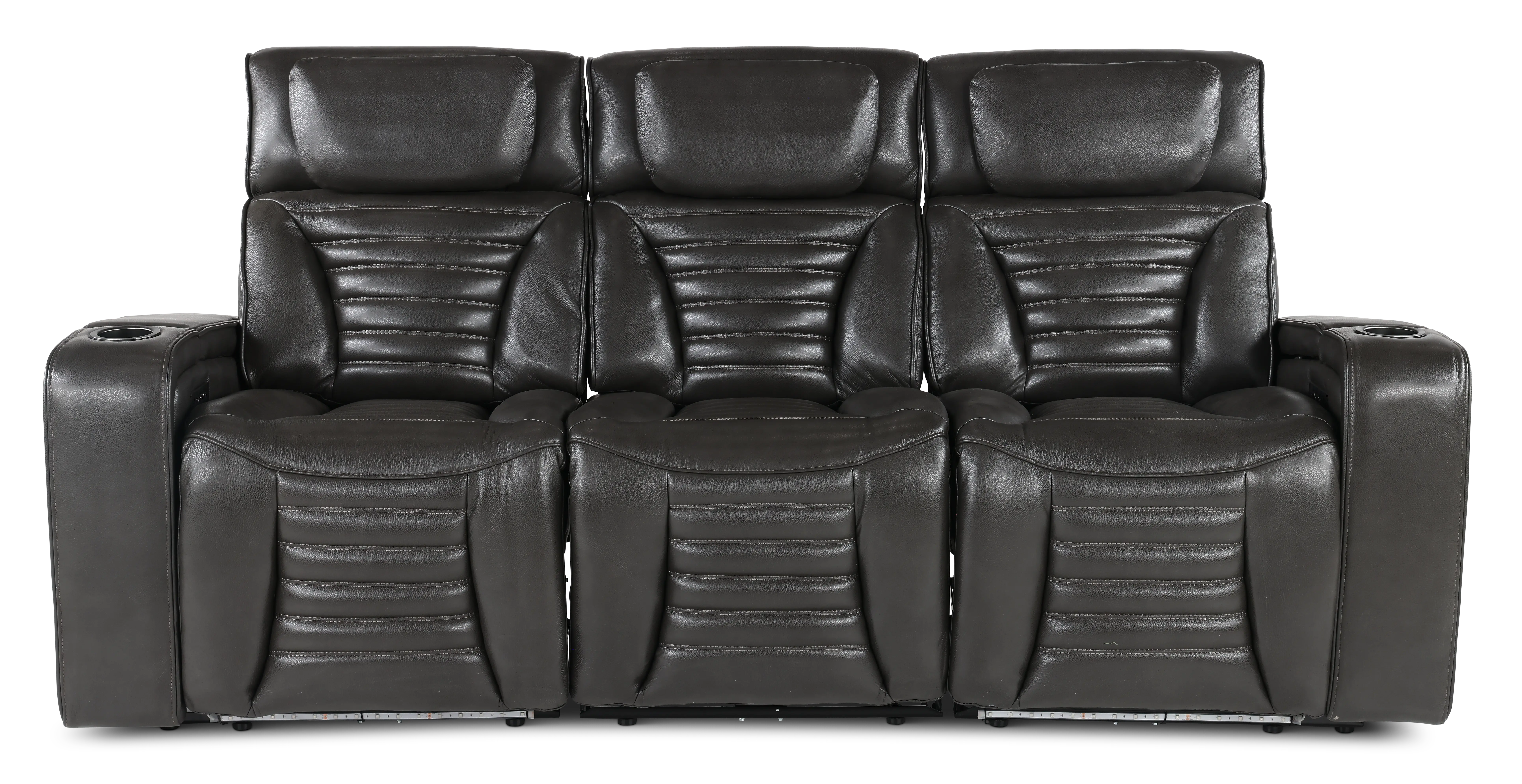 Transformer Dark Gray Zero-Gravity Power Reclining Sofa-1