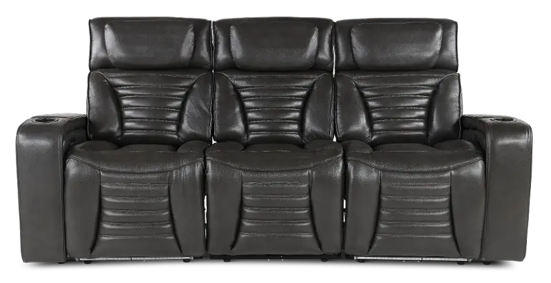 Transformer Dark Gray Zero-Gravity Power Reclining Sofa