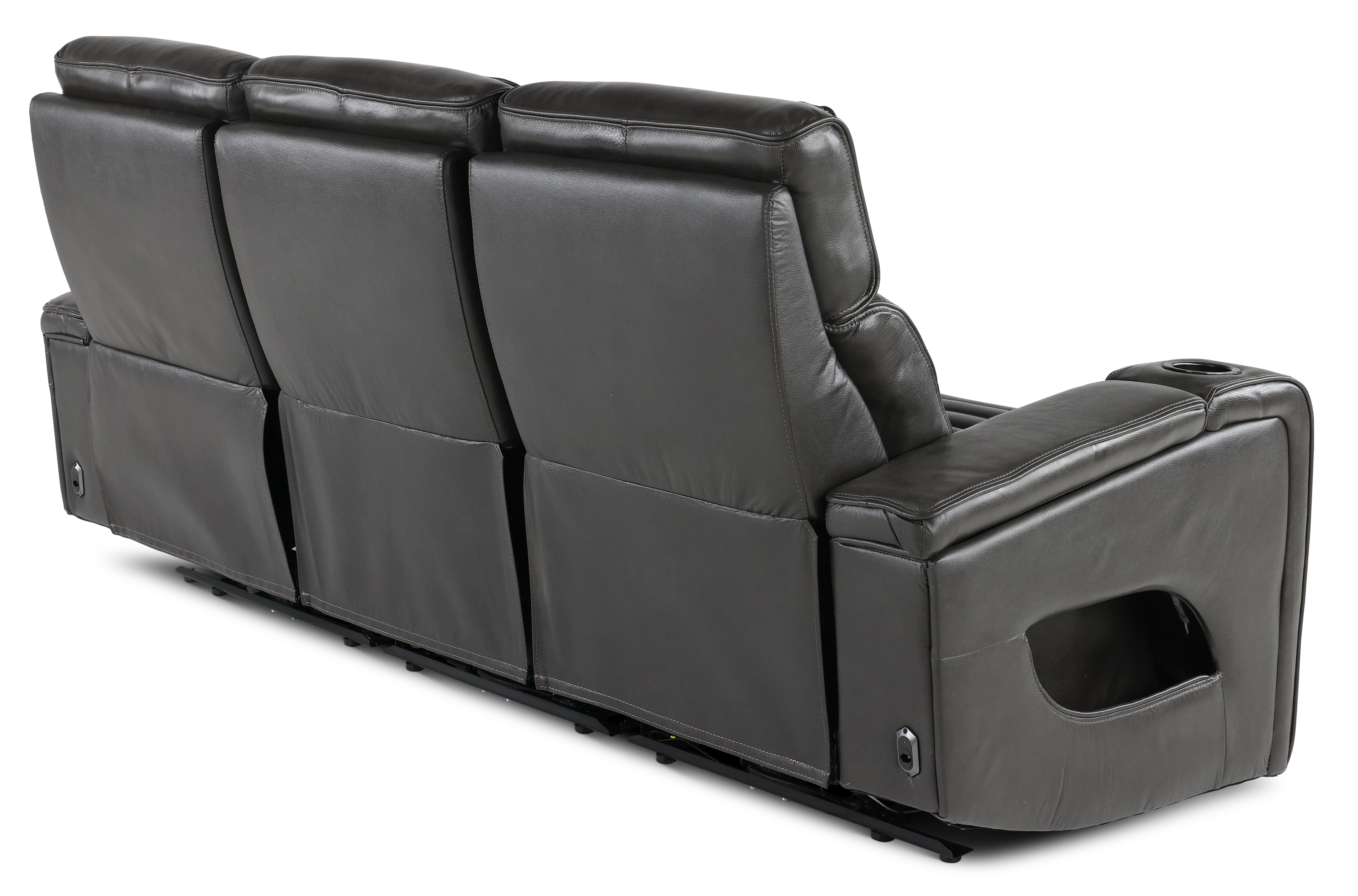 Transformer Dark Gray Zero-Gravity Power Reclining Sofa-6