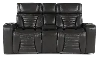 Transformer Dark Gray Zero-Gravity Power Reclining Loveseat
