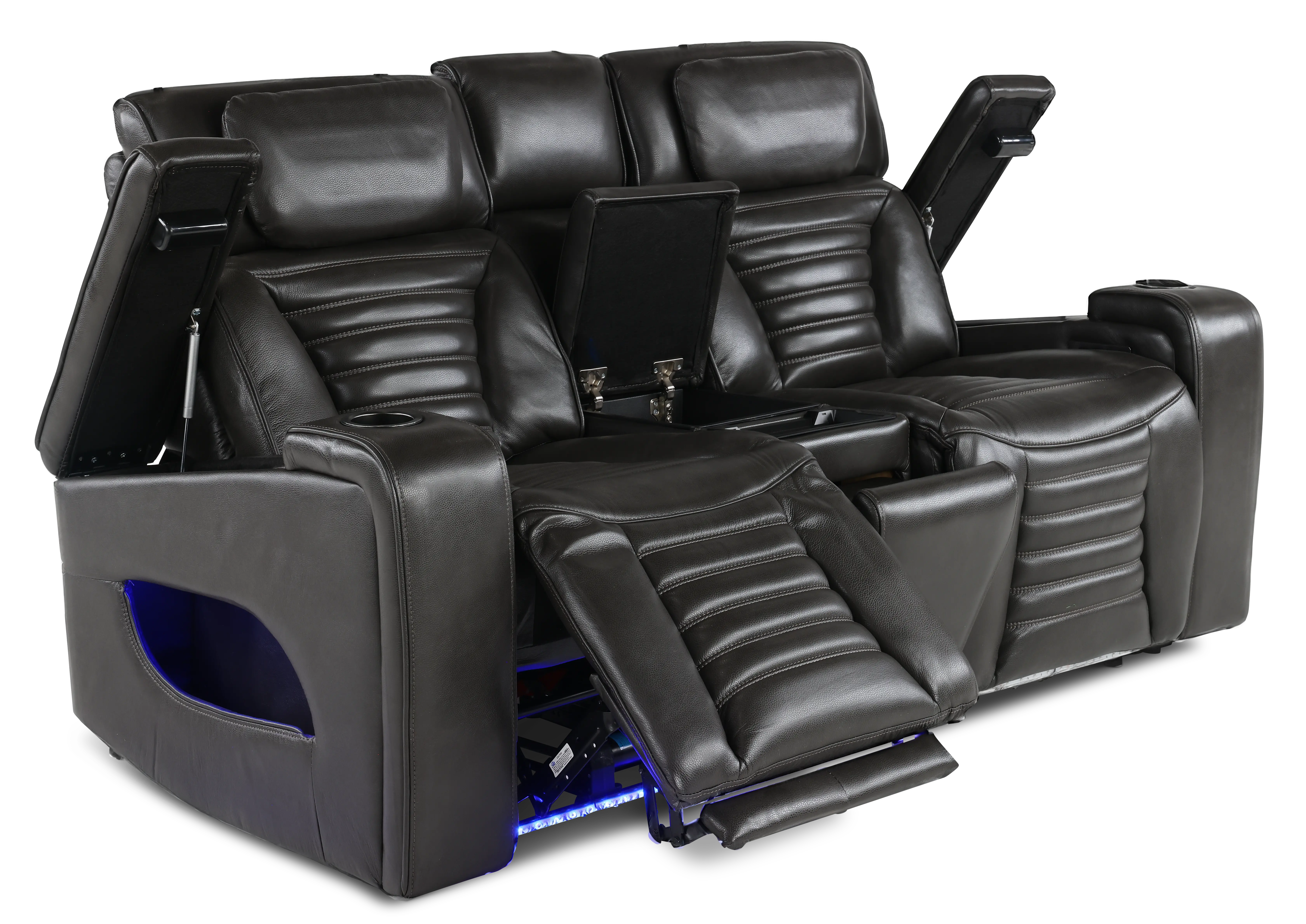 Transformer Dark Gray Zero-Gravity Power Reclining Loveseat-5