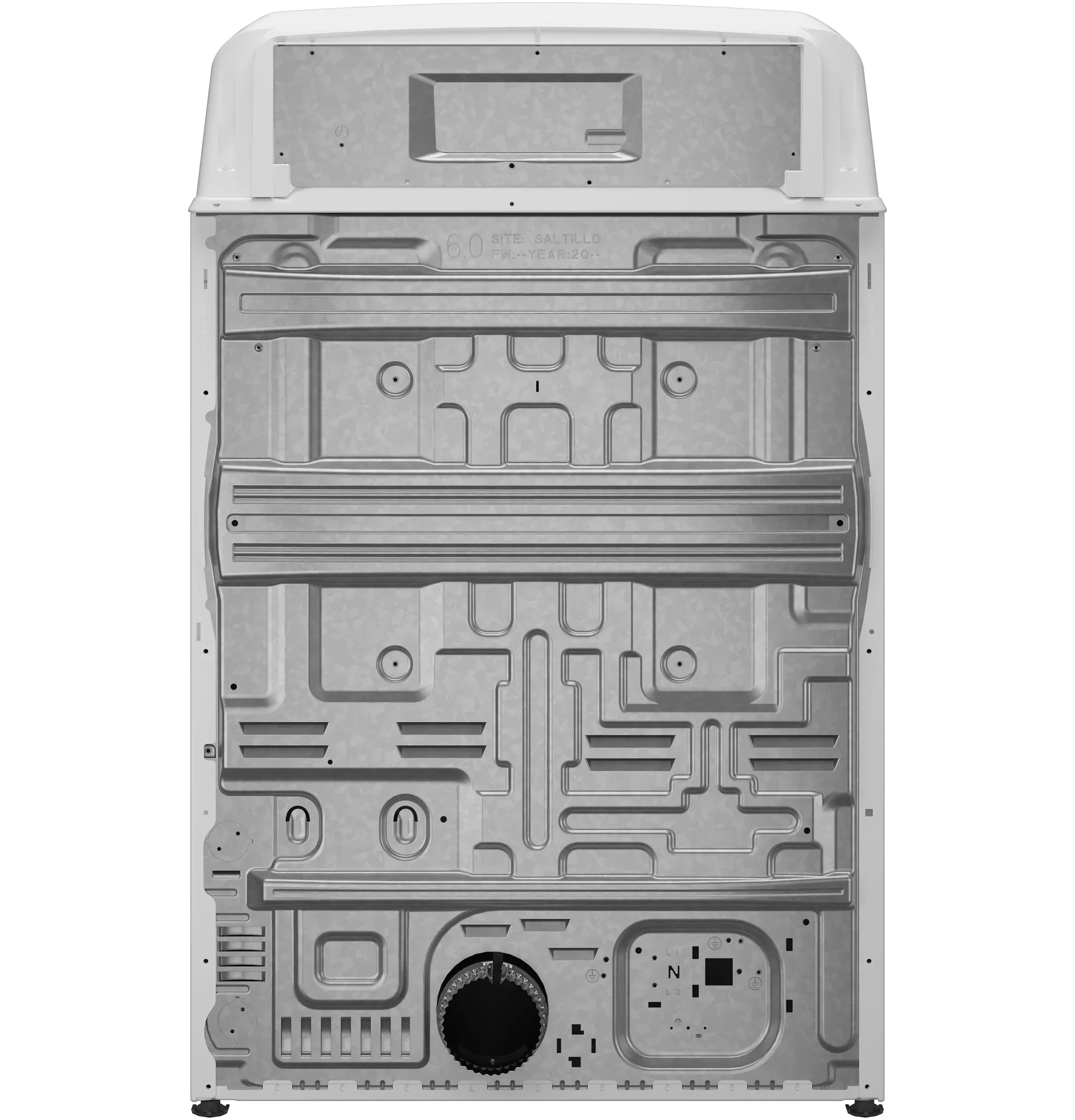 HTX26EASWWW Hotpoint 6.2 Cu Ft Electric Dryer - White-13