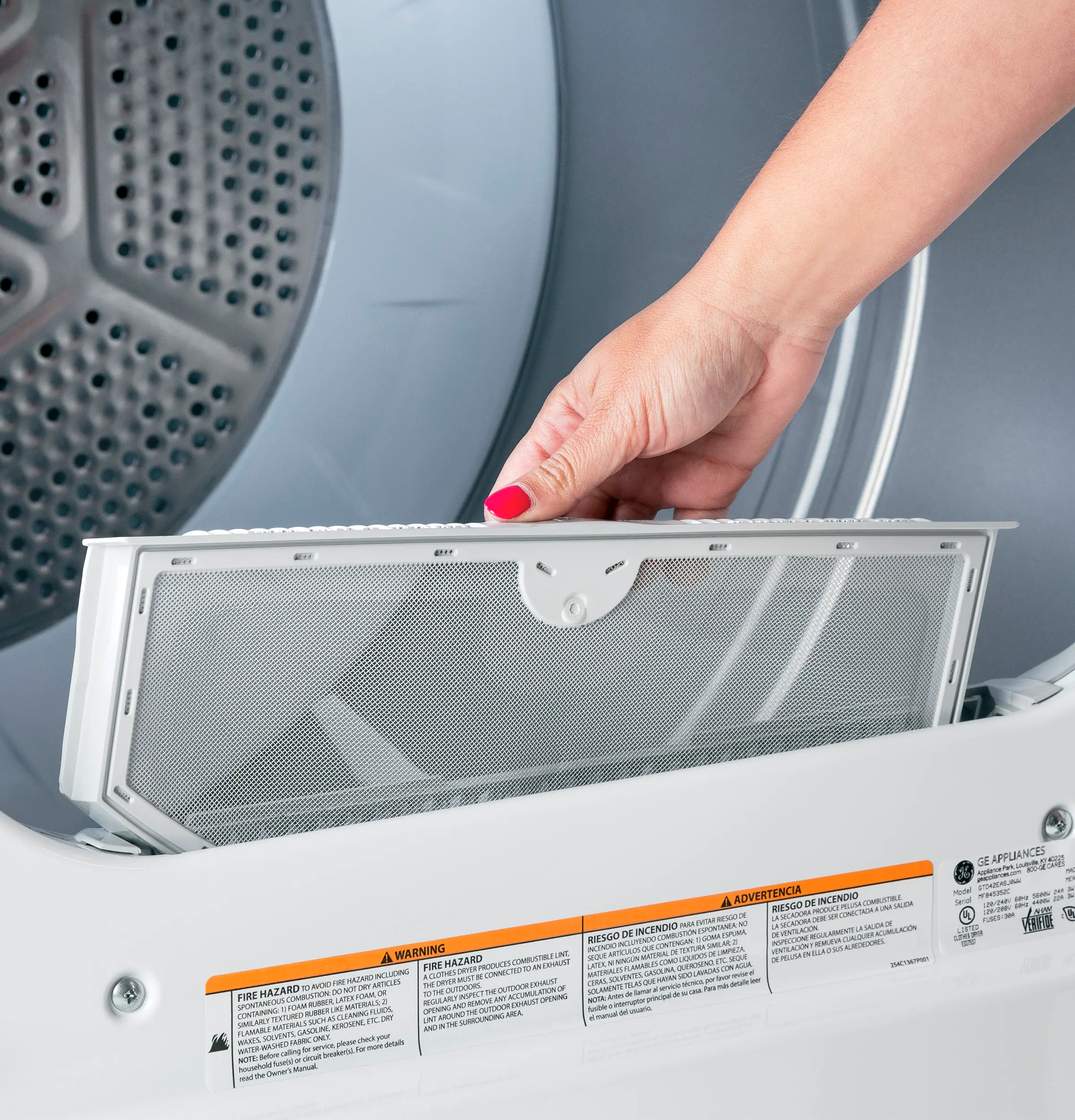 HTX26EASWWW Hotpoint 6.2 Cu Ft Electric Dryer - White-5
