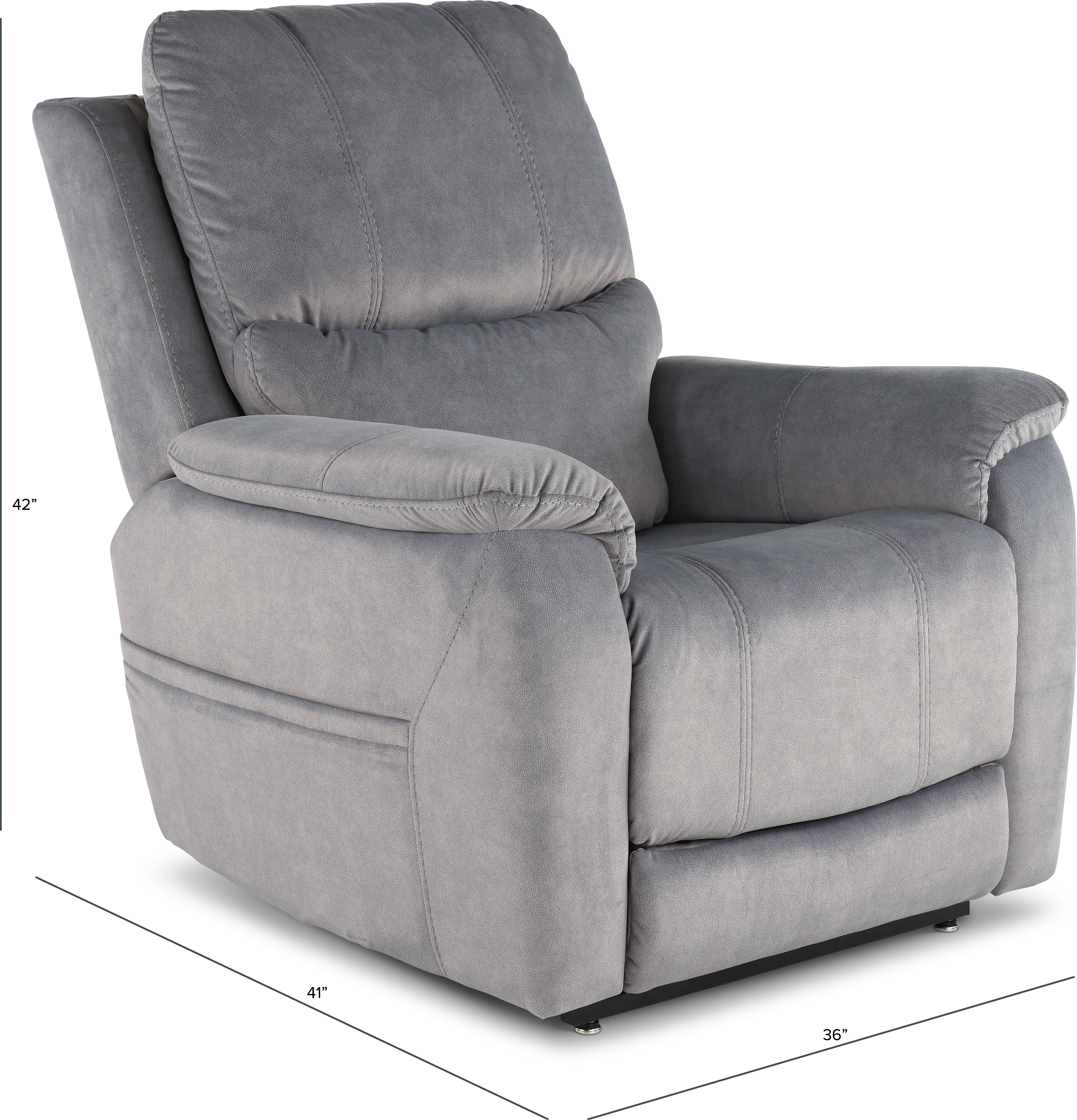 Searcy Light Gray Power Lift Recliner-3