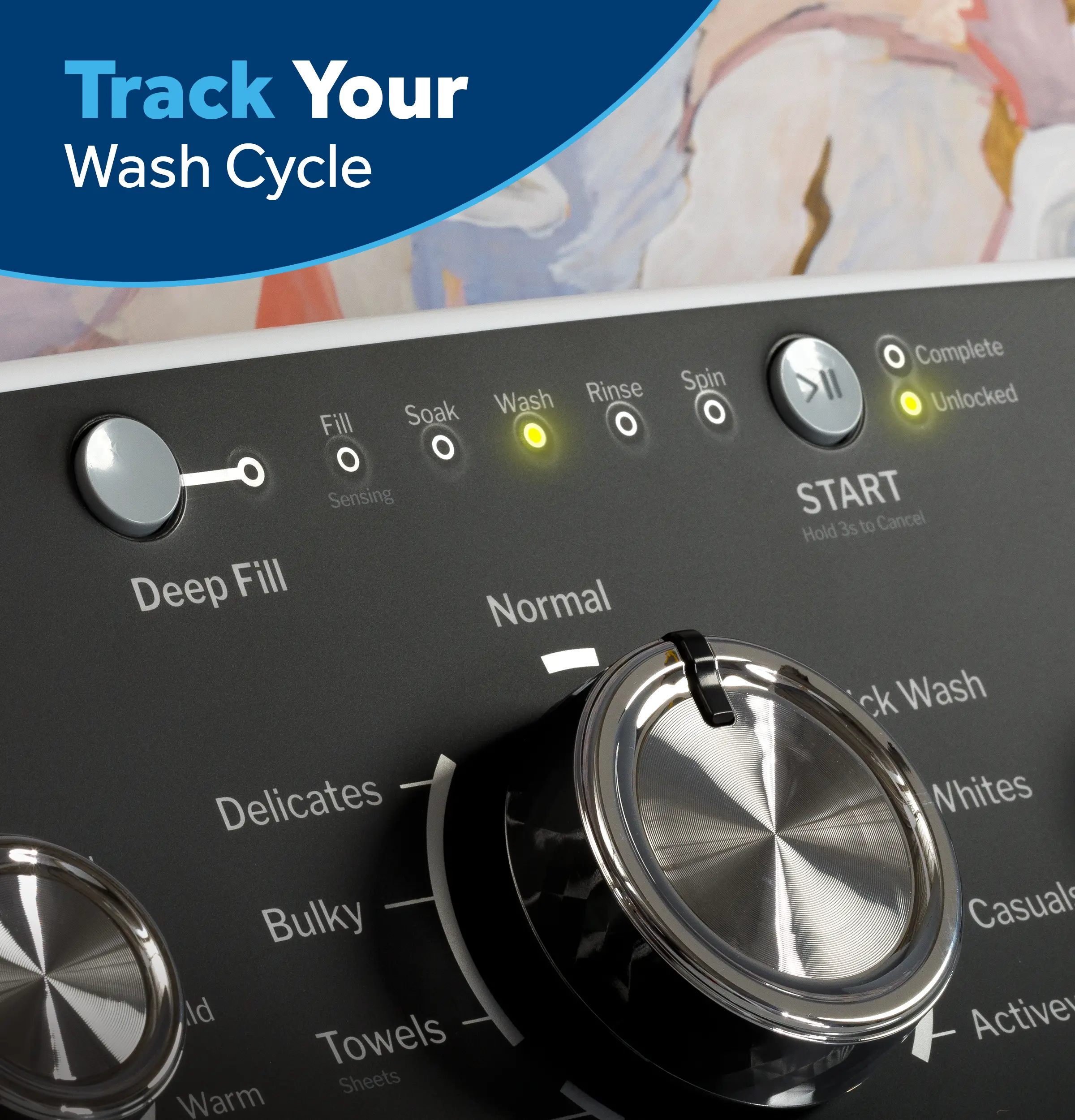 GTW325ASWWW GE 4.0 Cu Ft Top Load Washer with Agitator - White-10