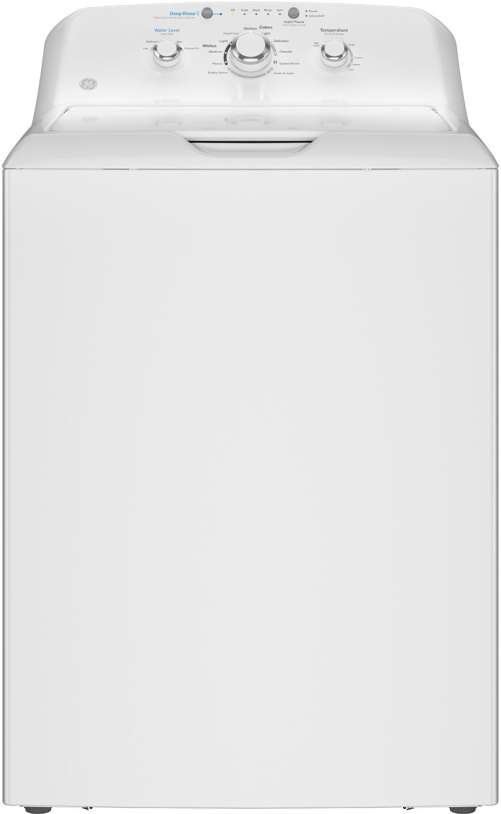 GE 4.0 Cu Ft Top Load Washer with Agitator - White