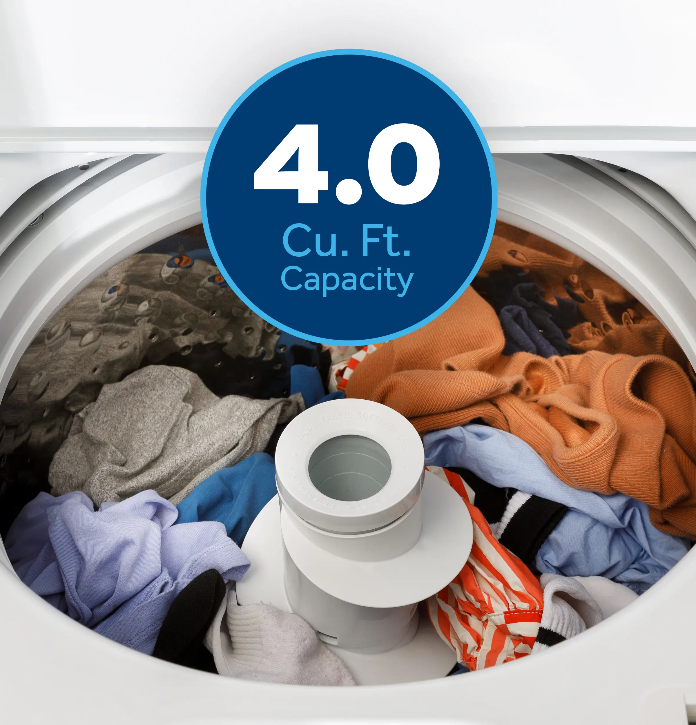 GTW325ASWWW GE 4.0 Cu Ft Top Load Washer with Agitator - White-9