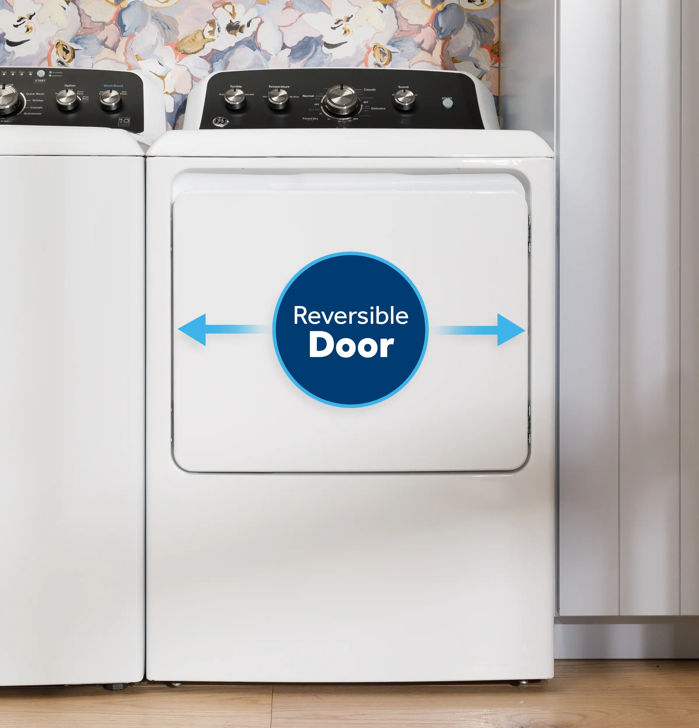 GTD48EASWWB GE 7.2 Cu Ft Electric Dryer - White-9