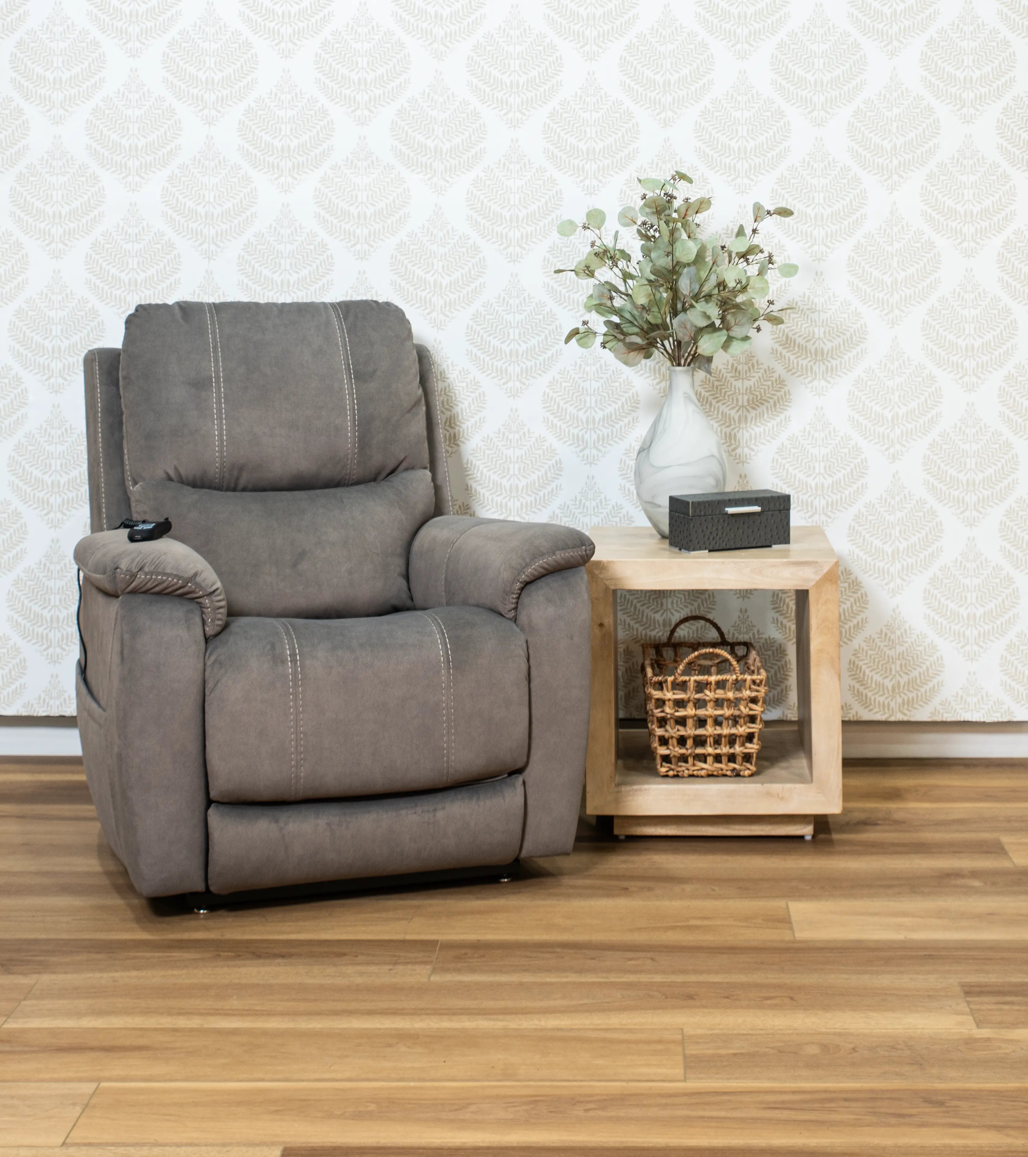 Searcy Gray Power Lift Recliner-2