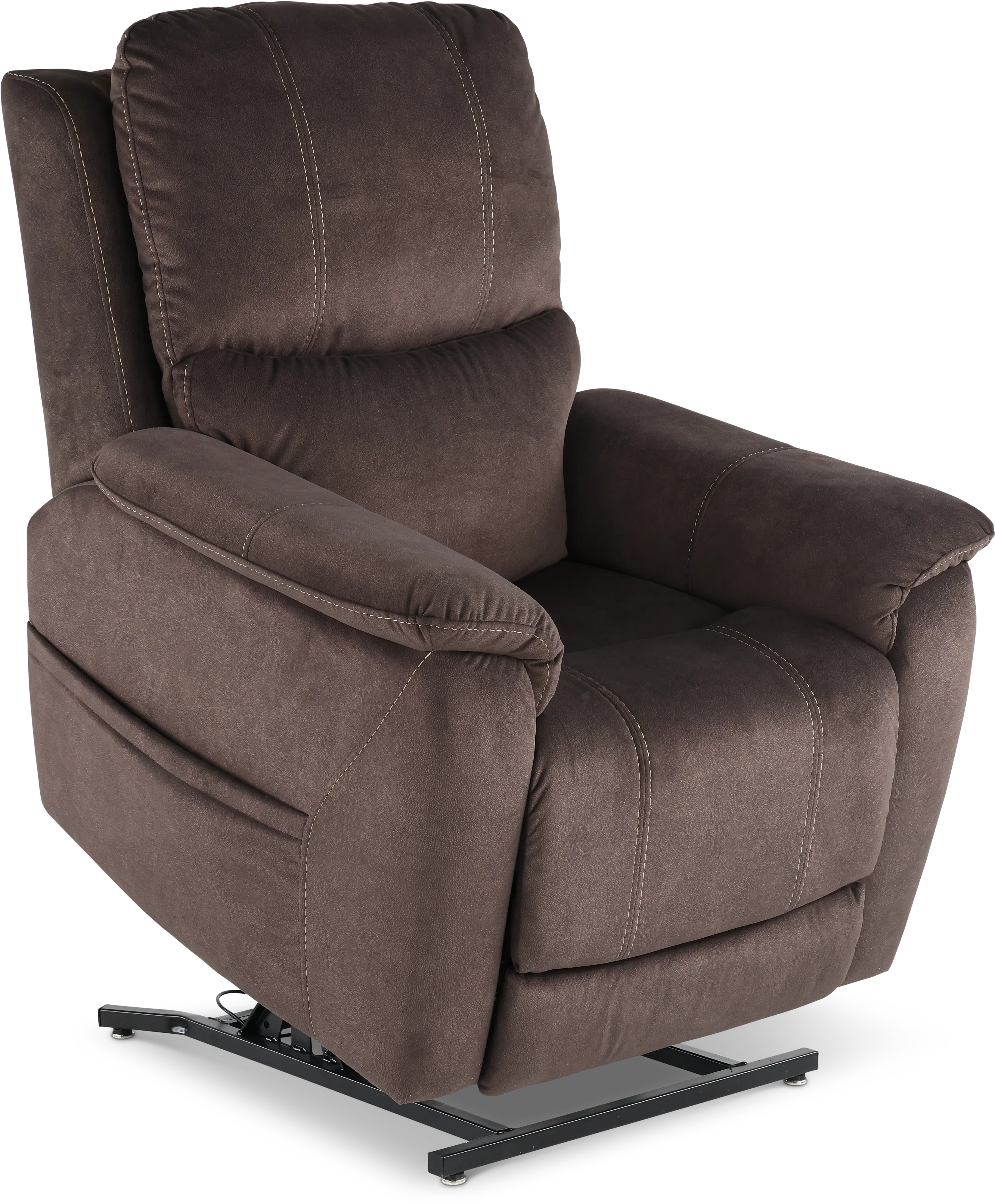 Searcy Dark Brown Power Lift Recliner-7