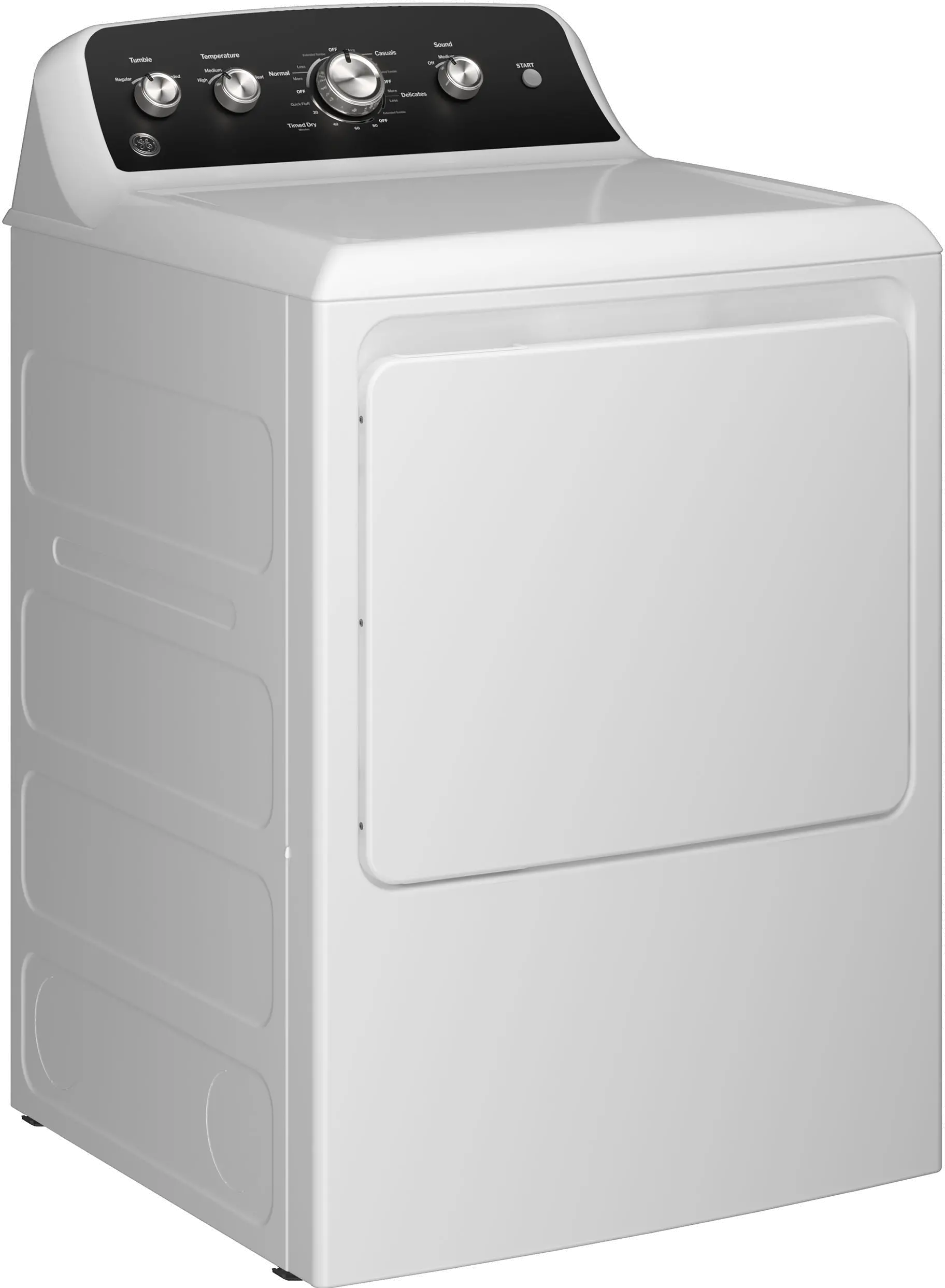 GTD48GASWWB GE 7.2 Cu Ft Gas Dryer - White-11
