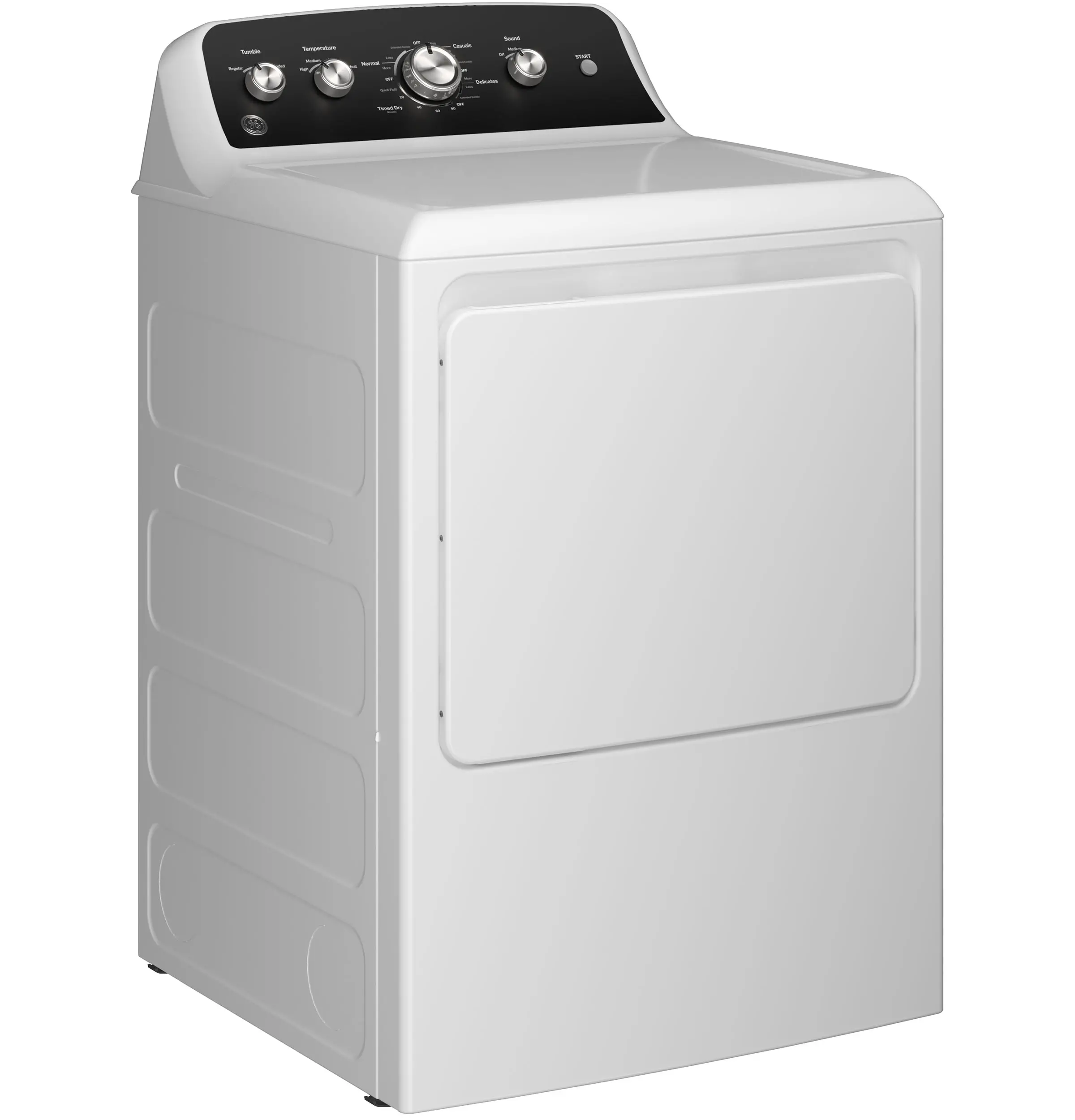 GTD48GASWWB GE 7.2 Cu Ft Gas Dryer - White-11
