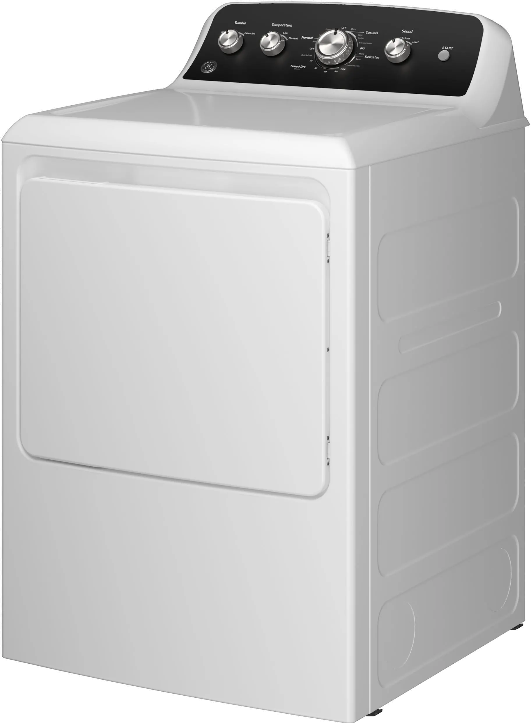 GTD48GASWWB GE 7.2 Cu Ft Gas Dryer - White-13