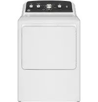 GTD48GASWWB GE 7.2 Cu Ft Gas Dryer - White