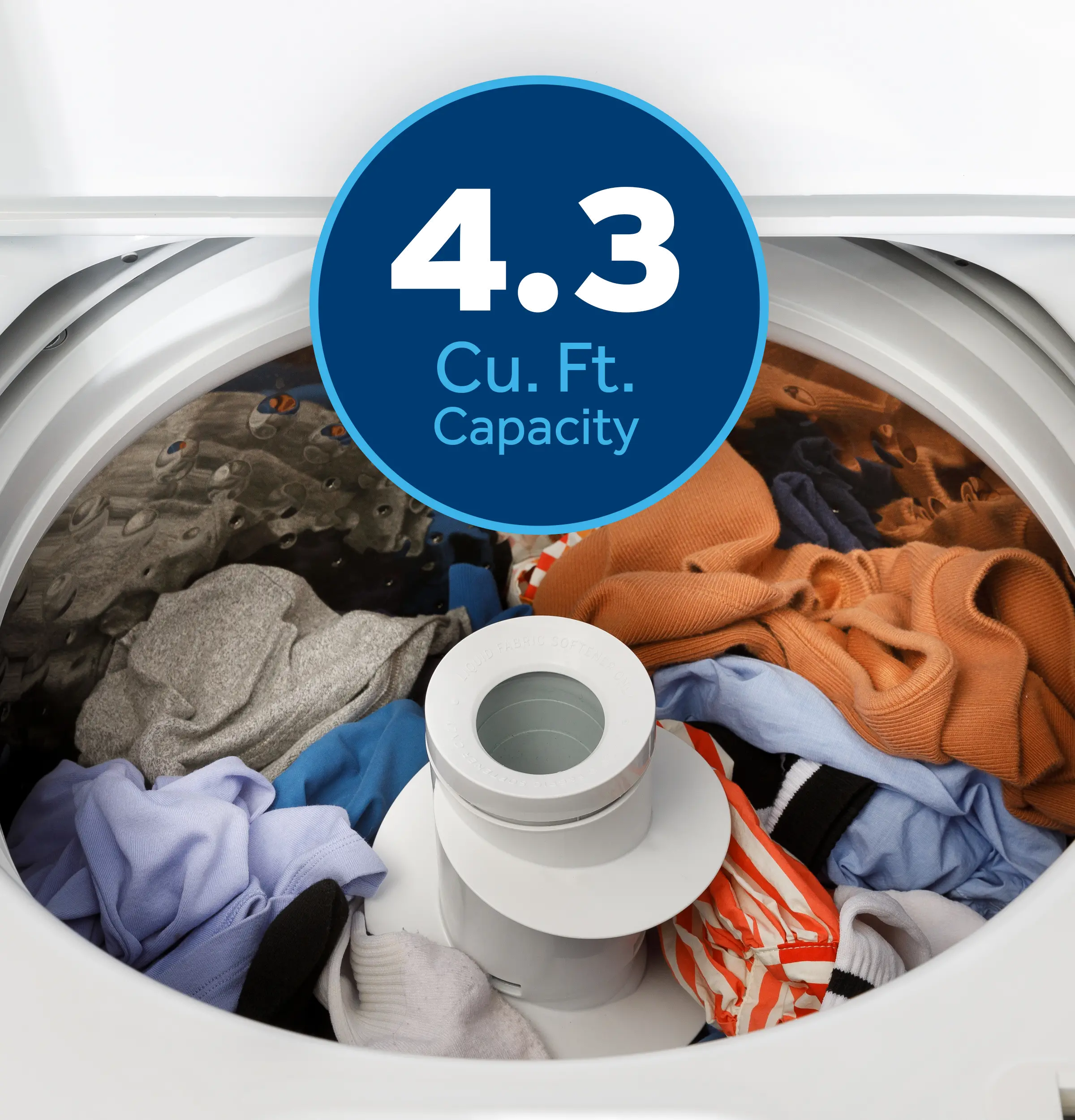 GTW525ACWWB GE 4.3 Cu Ft Top Load Washer - White-12